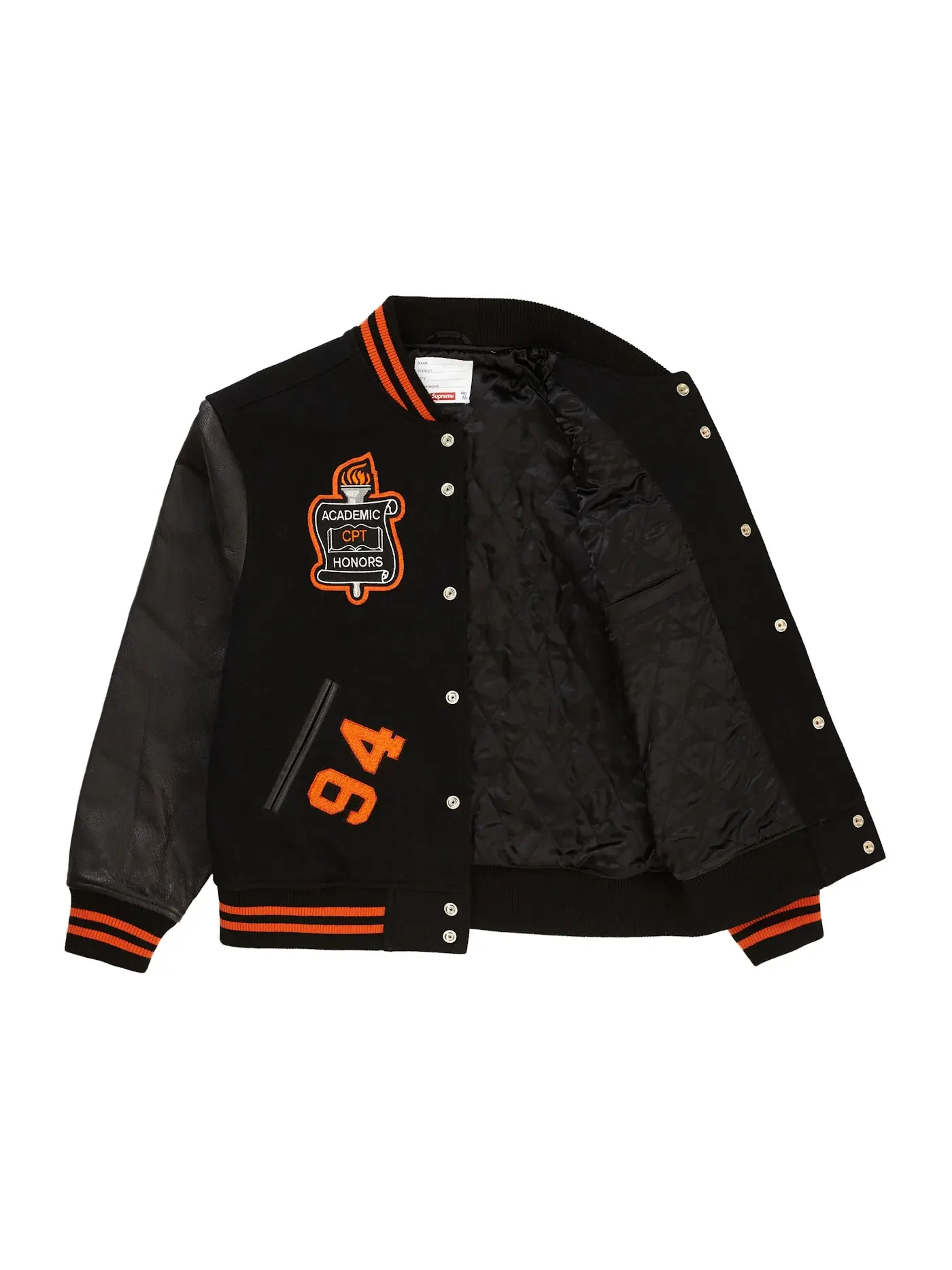 Мужская куртка с принтом Supreme Jacket — изображение 2 из 3, черный