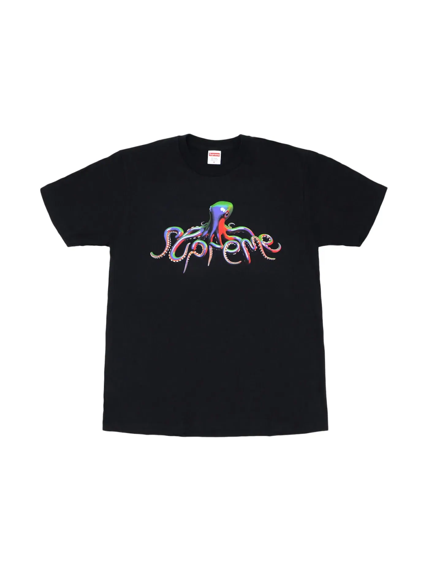 Мужская футболка с принтом Tentacles Supreme — изображение 1 из 1, черный