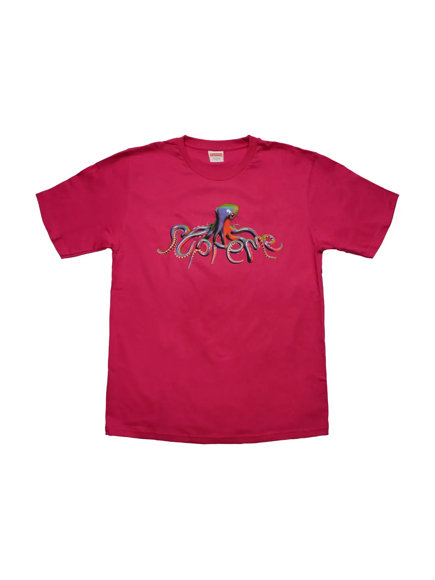 Мужская футболка Supreme Tentacles Tee — изображение 1 из 1, розовый