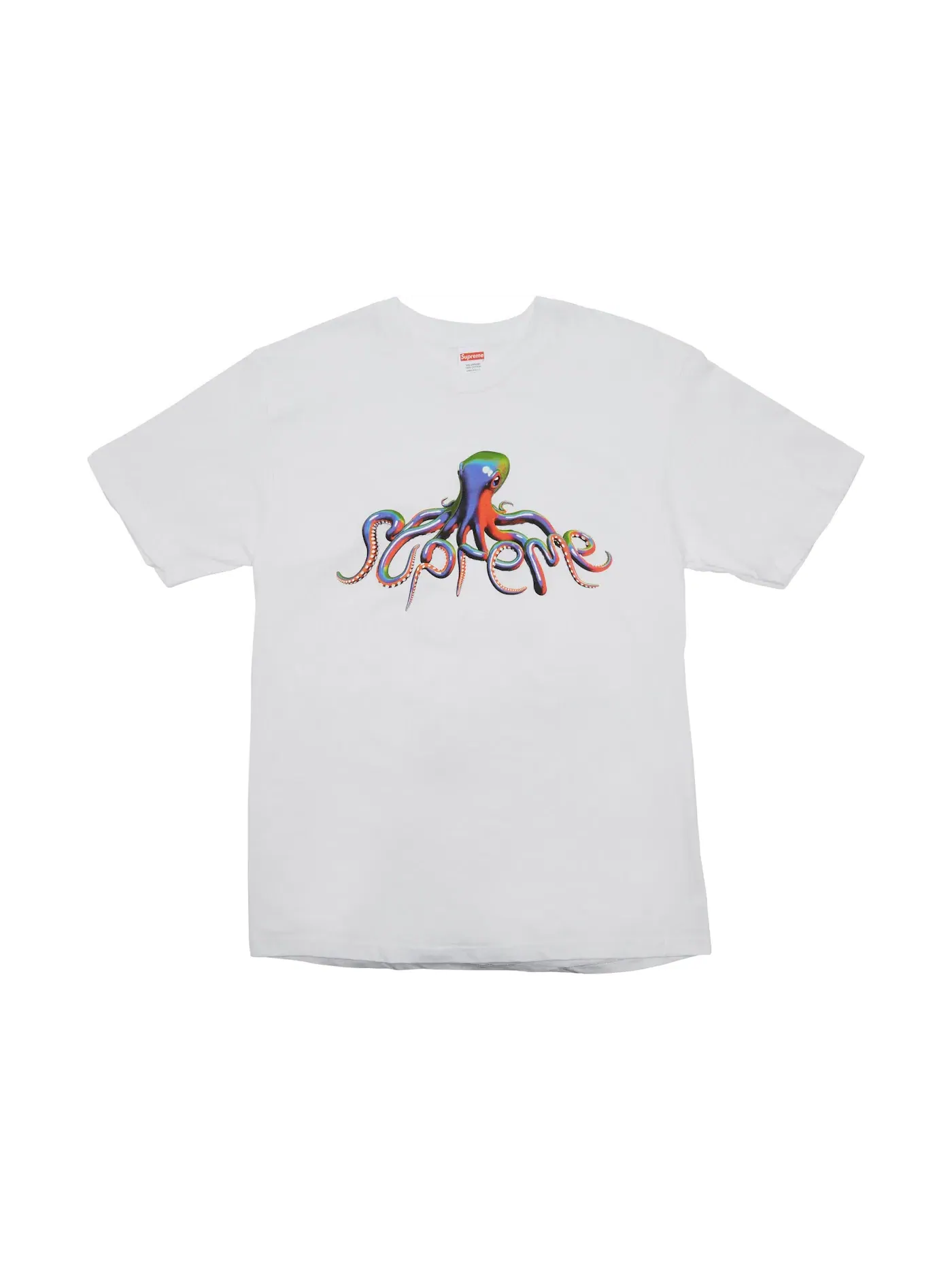 Мужская футболка с принтом Tentacles Tee Supreme — изображение 1 из 1, белый