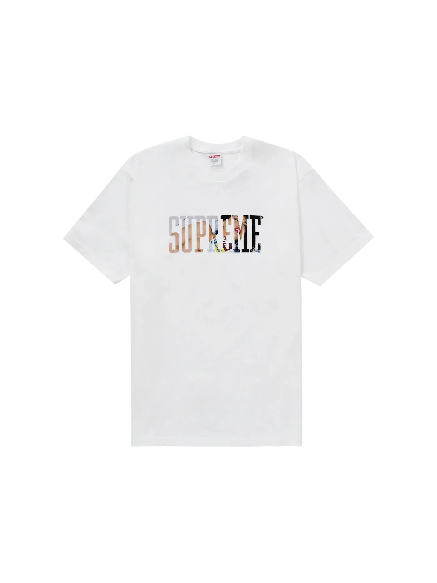 Мужская футболка с принтом Supreme Tee — изображение 1 из 1, белый