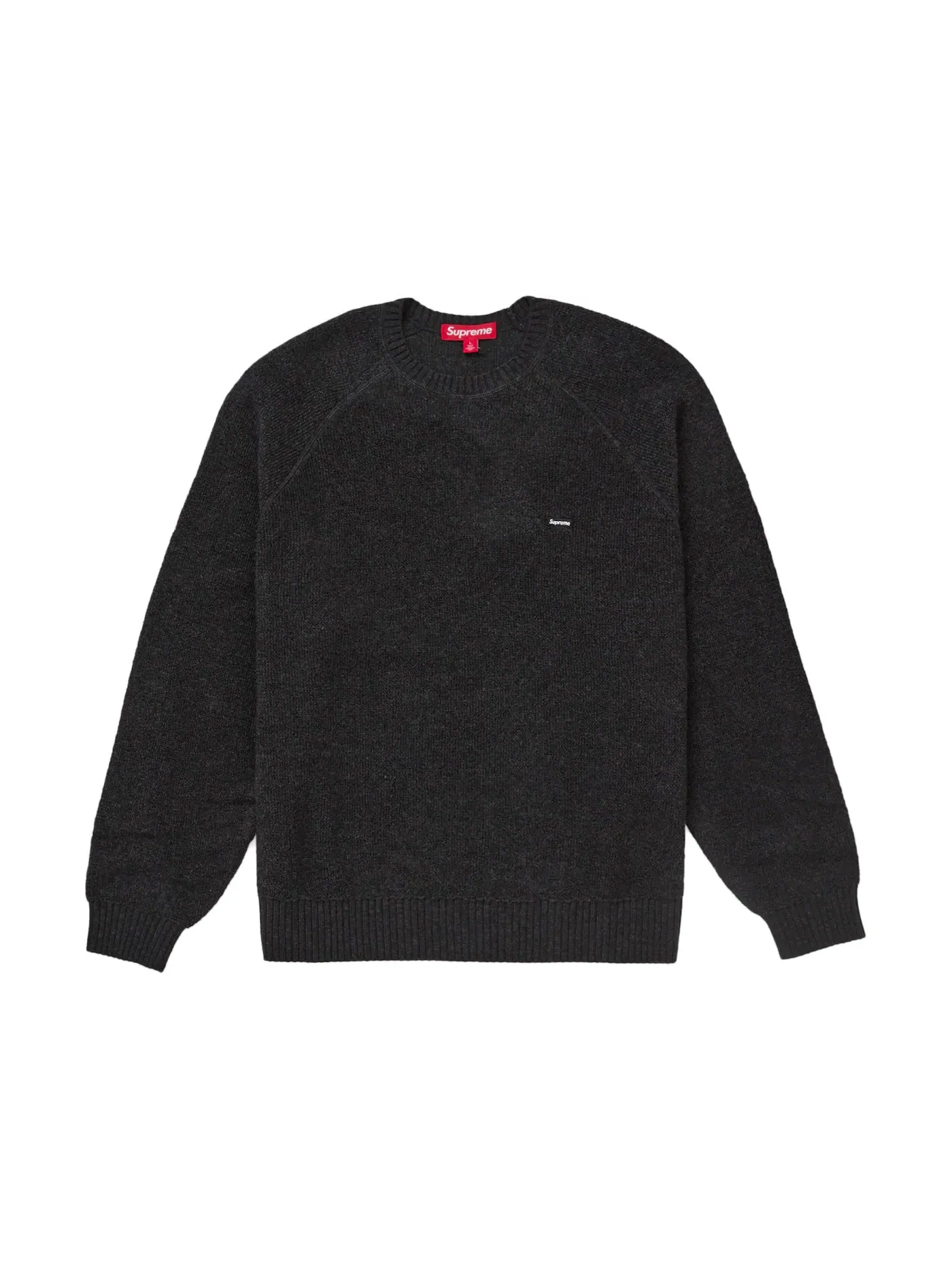 Мужской свитер с принтом Supreme Terry Small Box Sweater — изображение 1 из 1, черный
