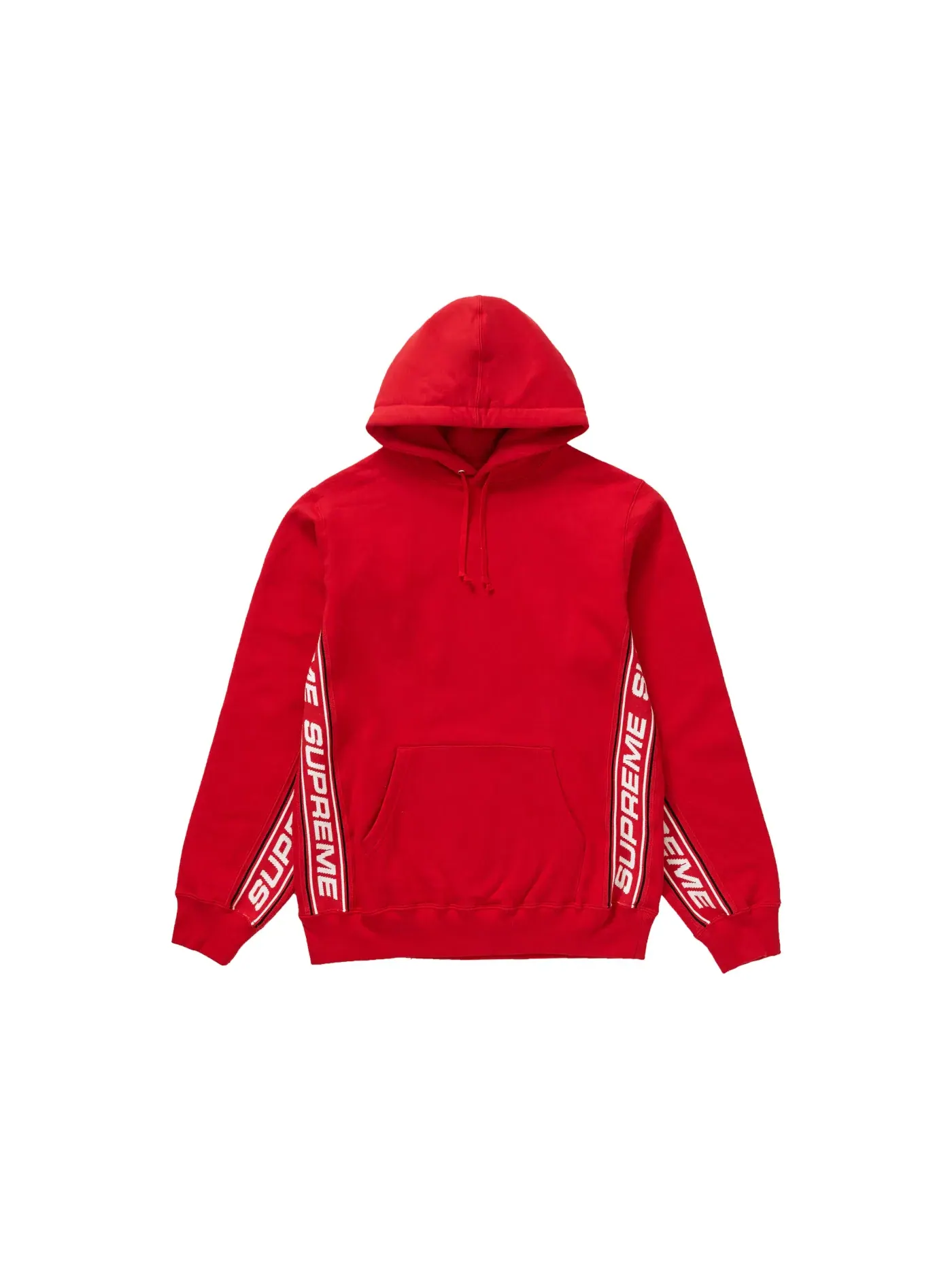 Мужской худи с принтом Supreme Hooded Sweatshirt — изображение 1 из 1, красный