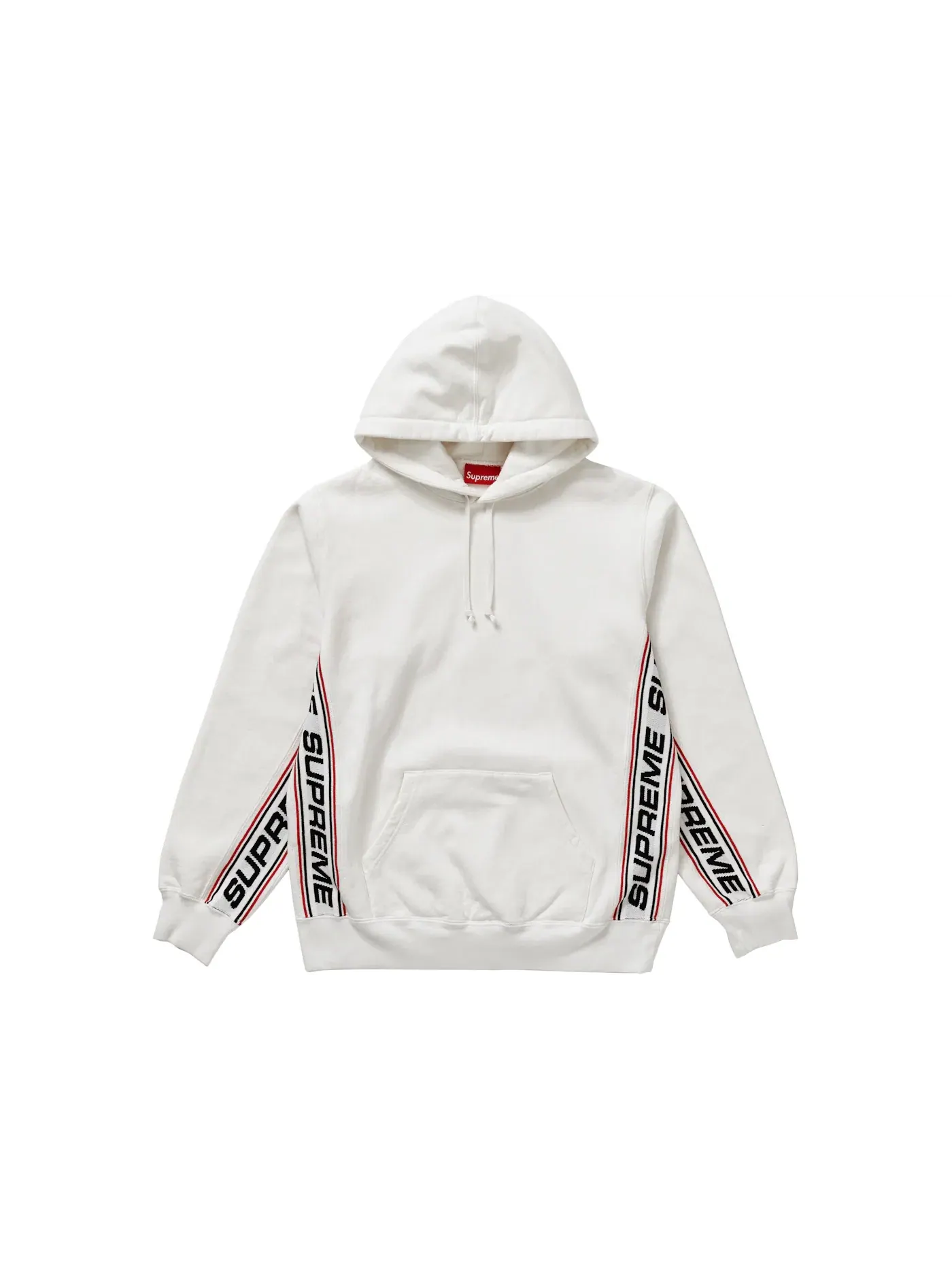 Мужской худи с длинным рукавом Supreme Hooded Sweatshirt — изображение 1 из 1, белый