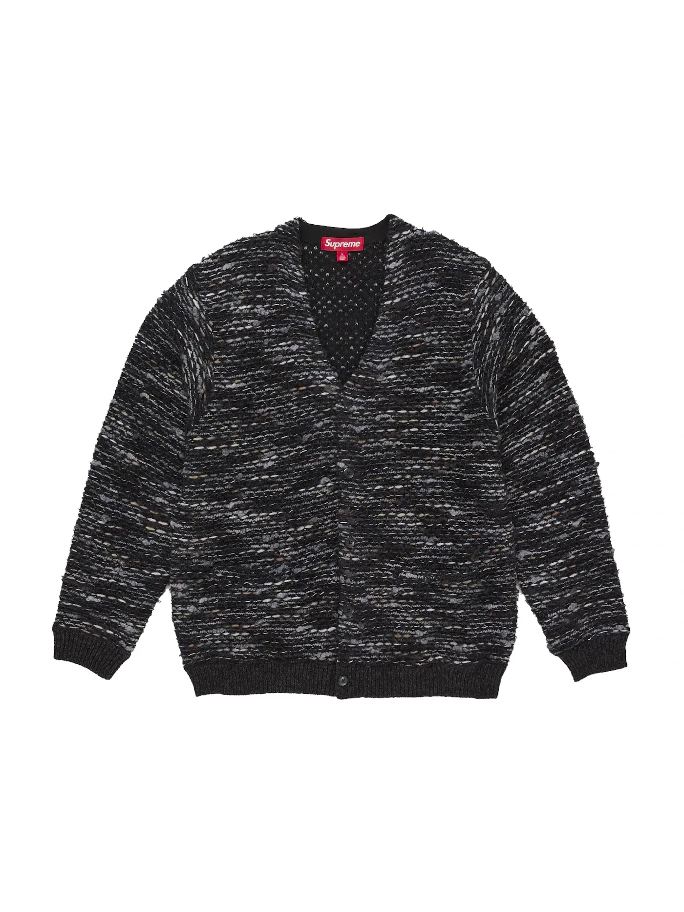 Мужской кардиган текстурный Supreme Cardigan — изображение 1 из 1, черный