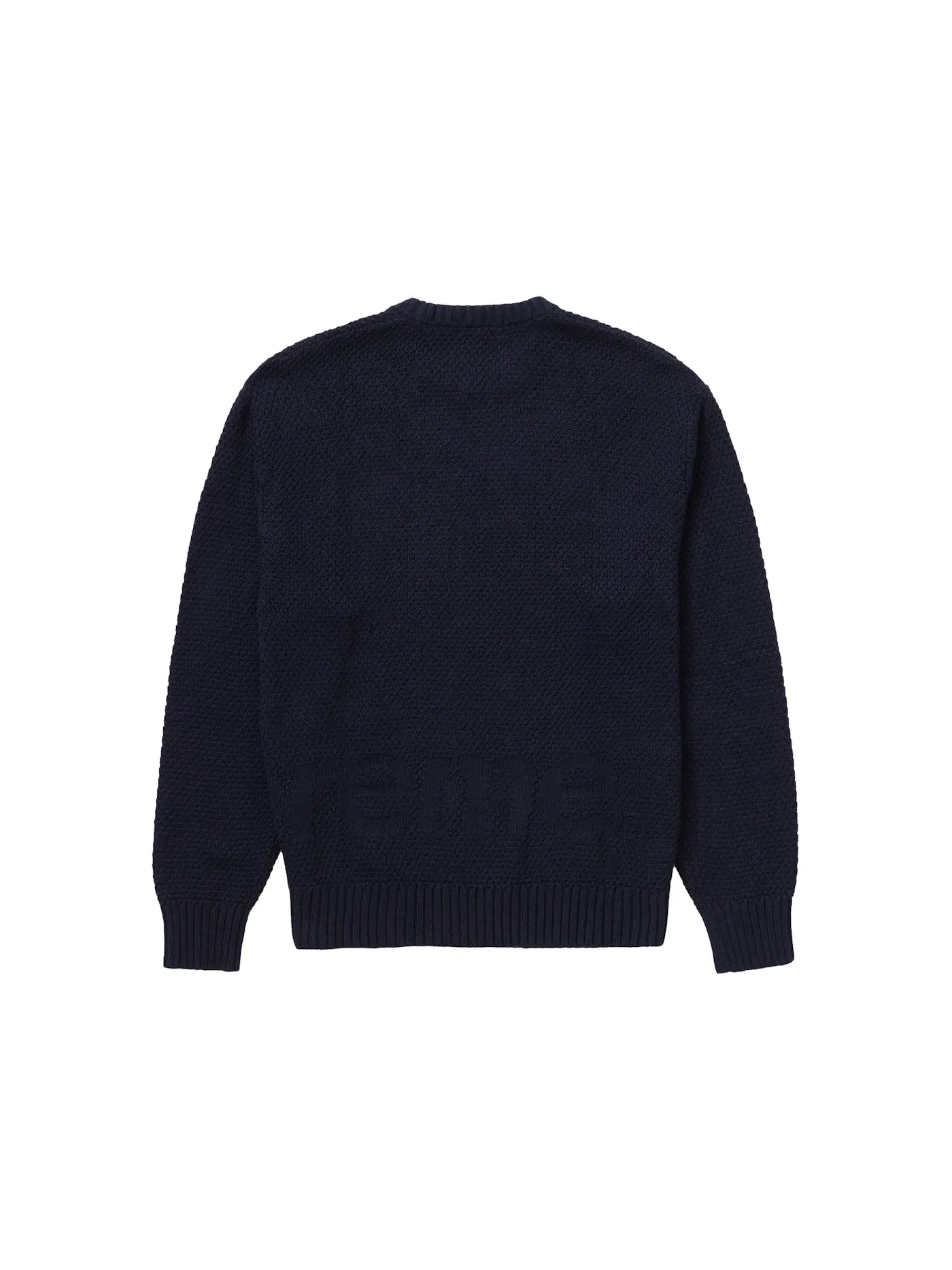 Мужской свитер с фактурой Supreme Navy — изображение 2 из 2