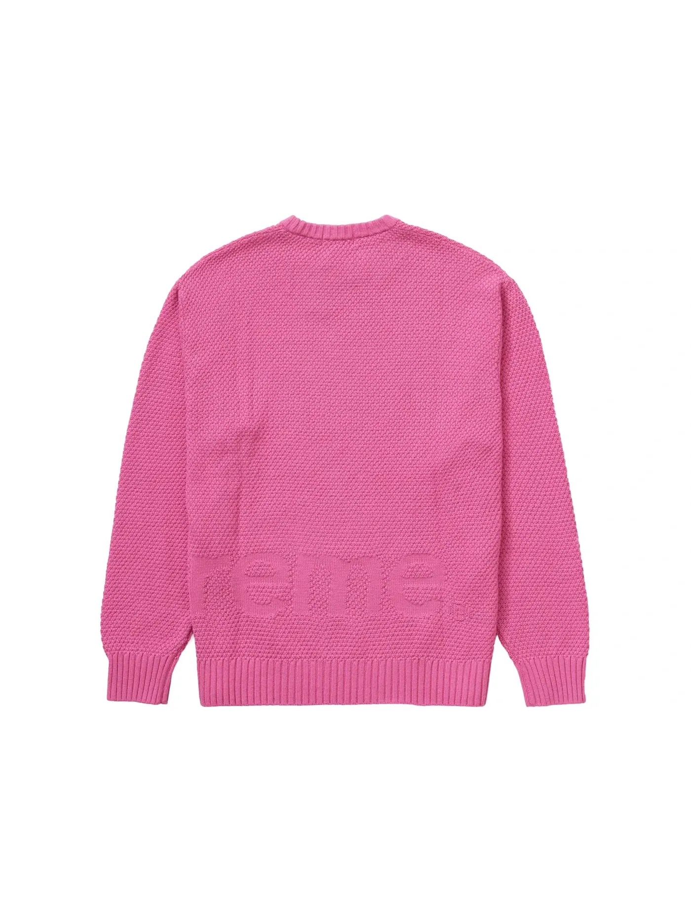 Мужской свитер с текстурой Small Box Pink Supreme — изображение 2 из 2