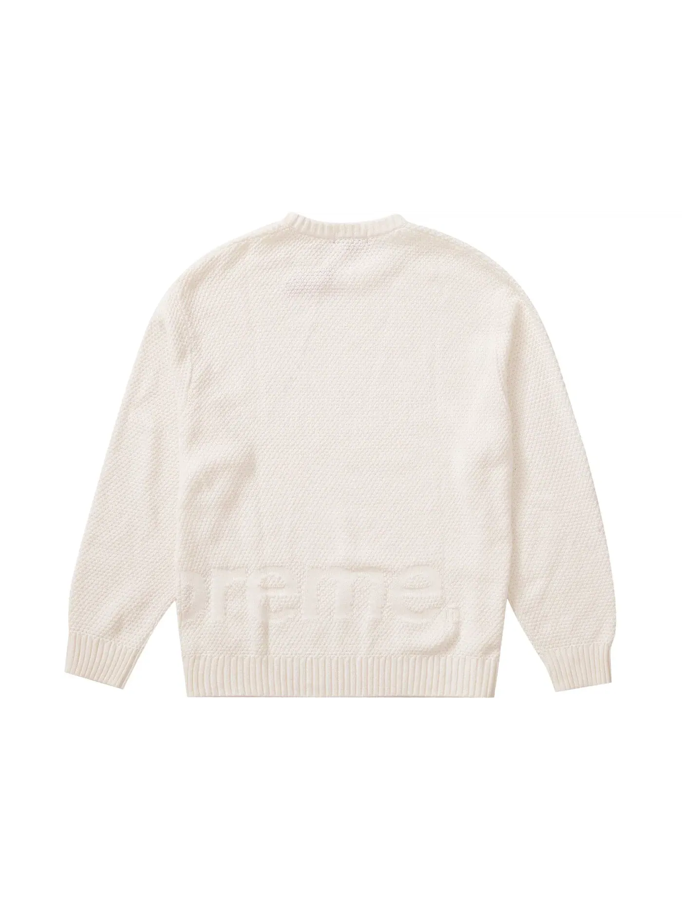 Мужской свитер с рельефной текстурой Supreme Sweater — изображение 2 из 2, белый