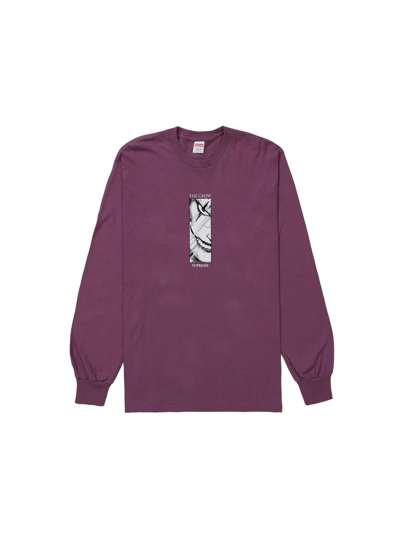 Мужская футболка с длинным рукавом Supreme The Crow L/S Tee — изображение 1 из 2, сливавый