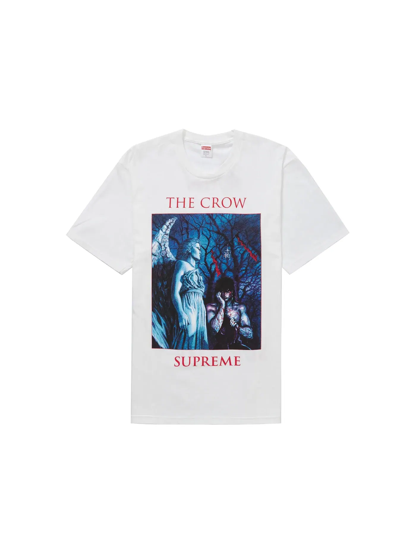 Мужская футболка с принтом Supreme Tee — изображение 1 из 2, белый
