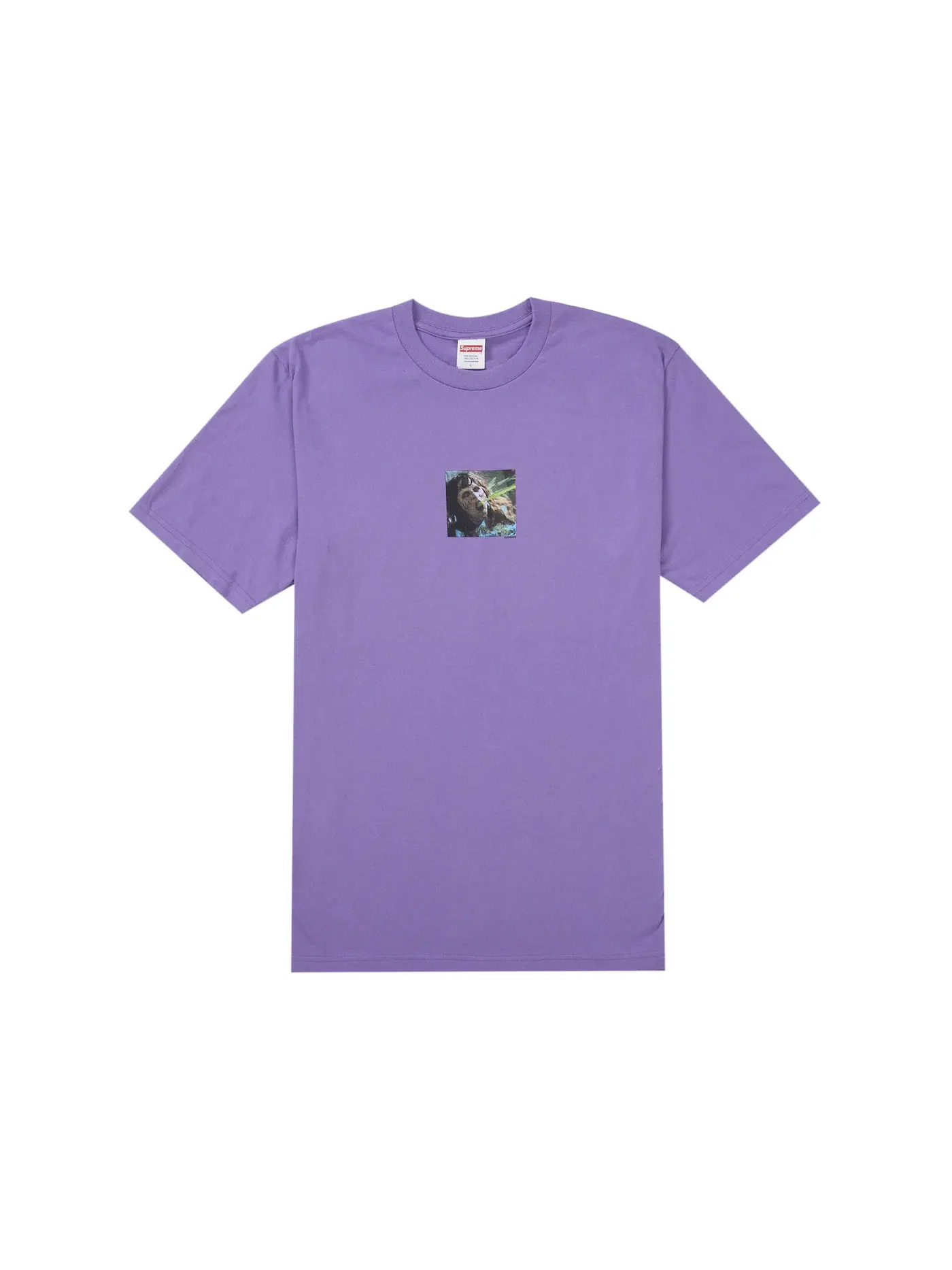 Мужская футболка с принтом Supreme The Exorcist Puke Tee — изображение 1 из 1, фиолетовый