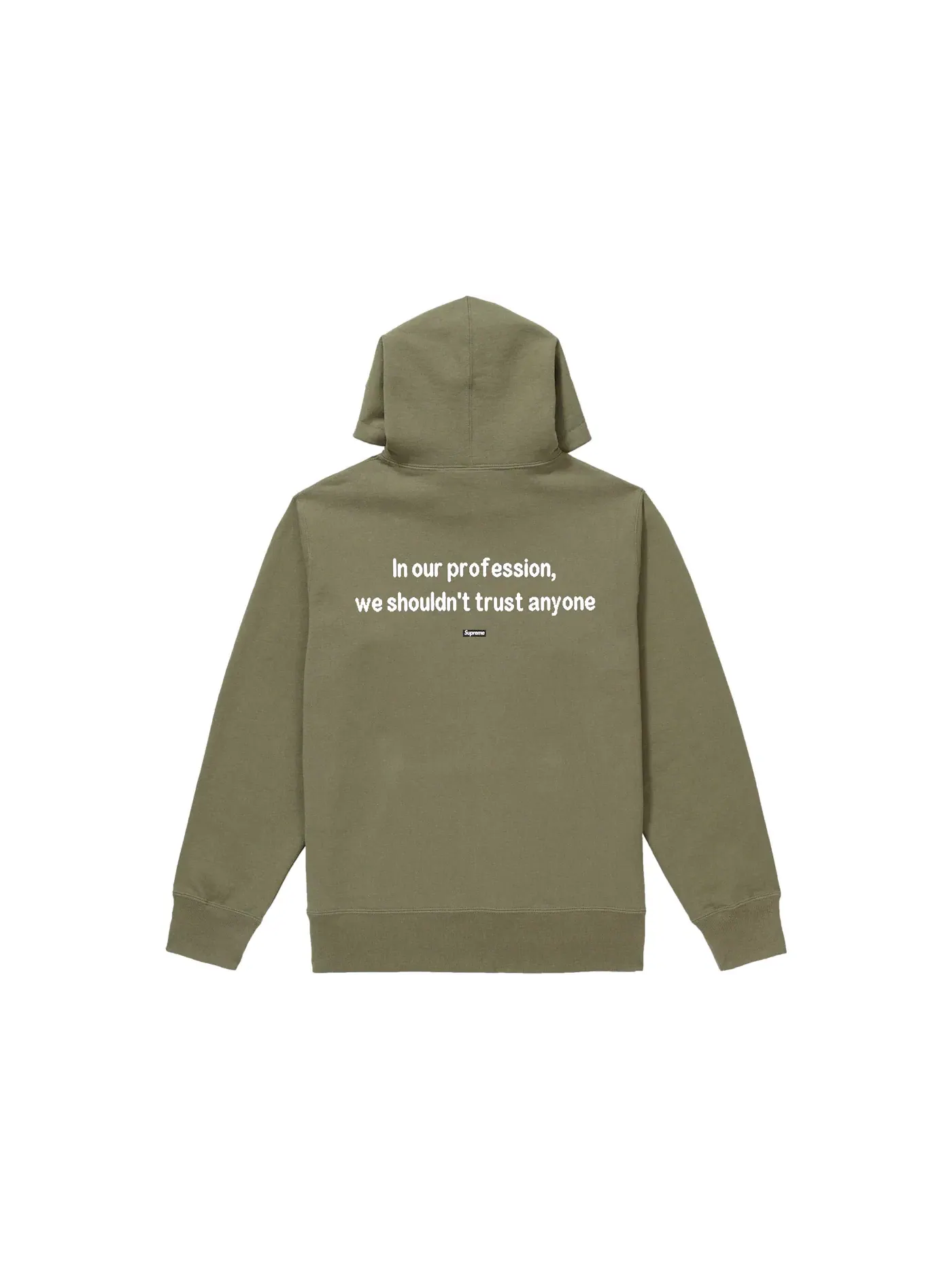 Мужская худи Supreme The Killer — изображение 2 из 2, светлый оливковый
