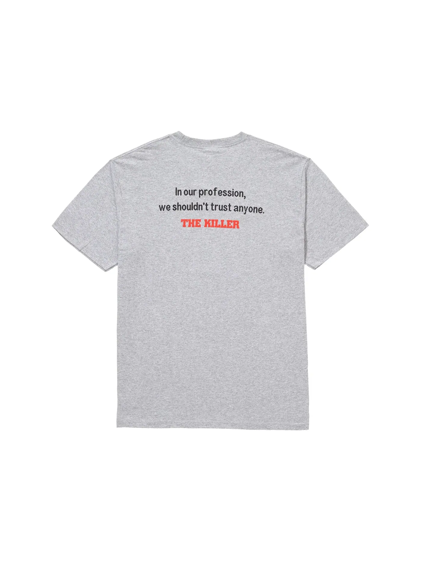 Мужская футболка с принтом The Killer Trust Tee Supreme — изображение 2 из 2, серый