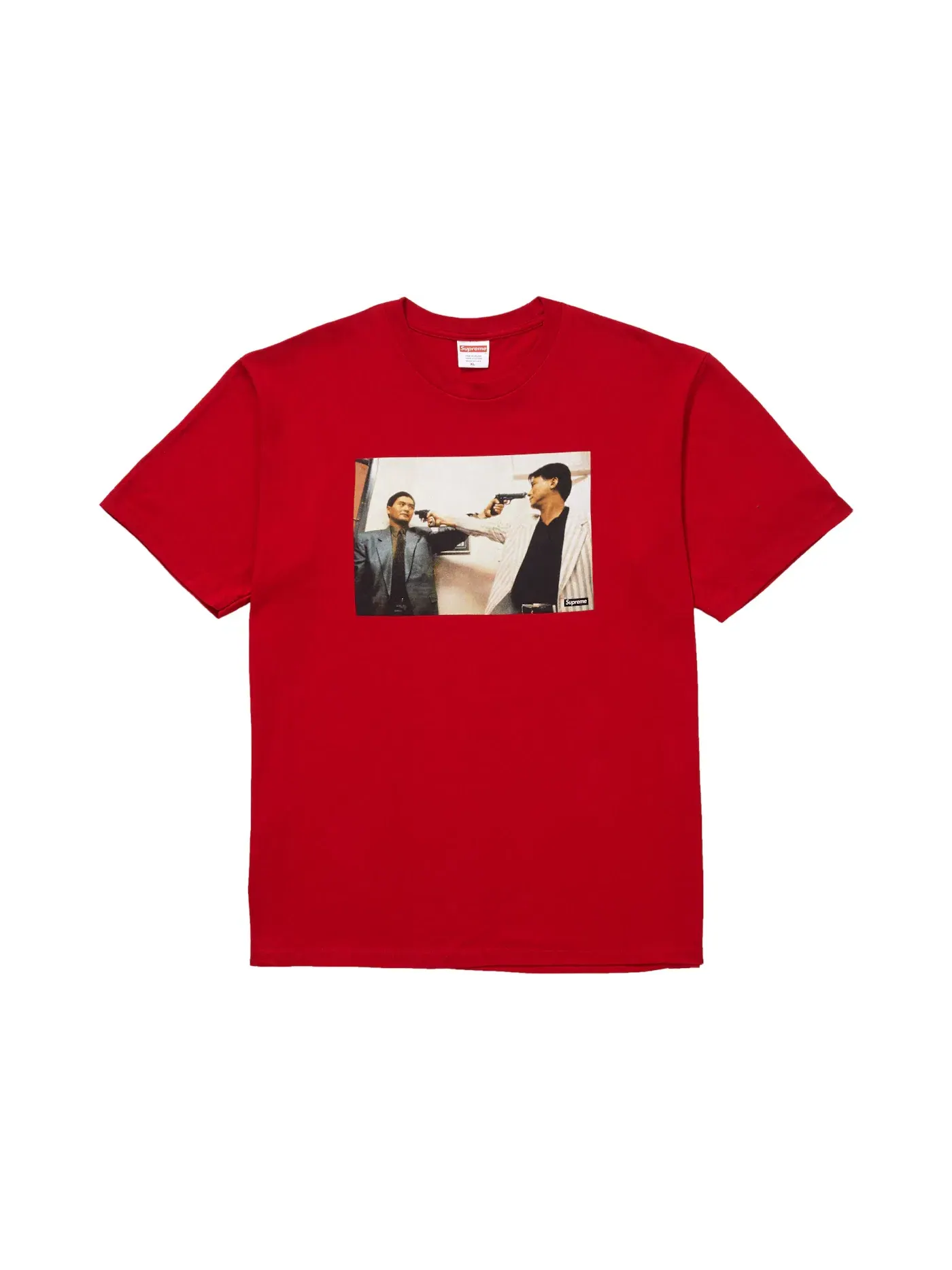 Мужская футболка с принтом Supreme The Killer Trust Tee — изображение 1 из 2, красный