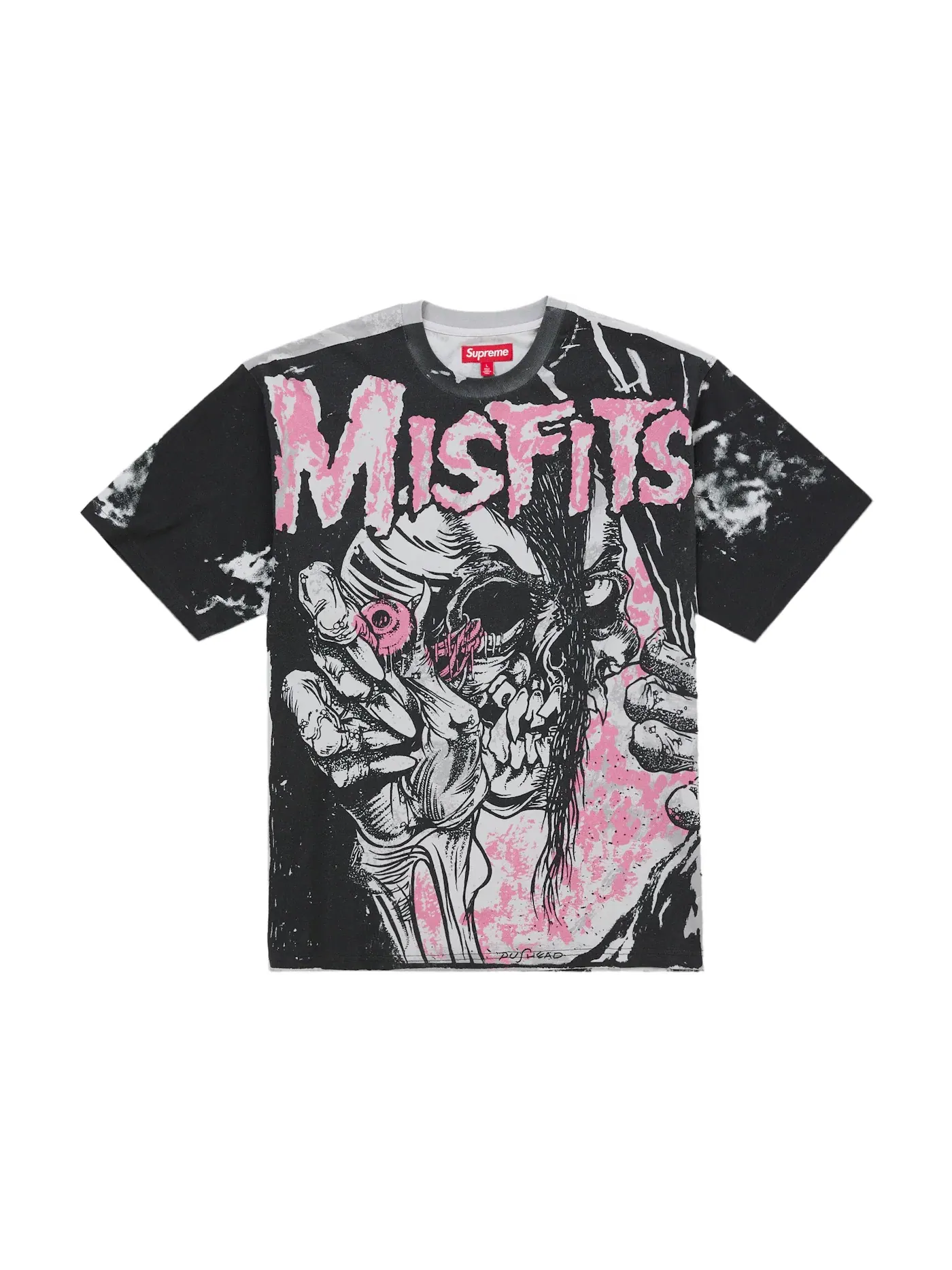 Мужская футболка с принтом Supreme The Misfits Top — изображение 1 из 2, белый