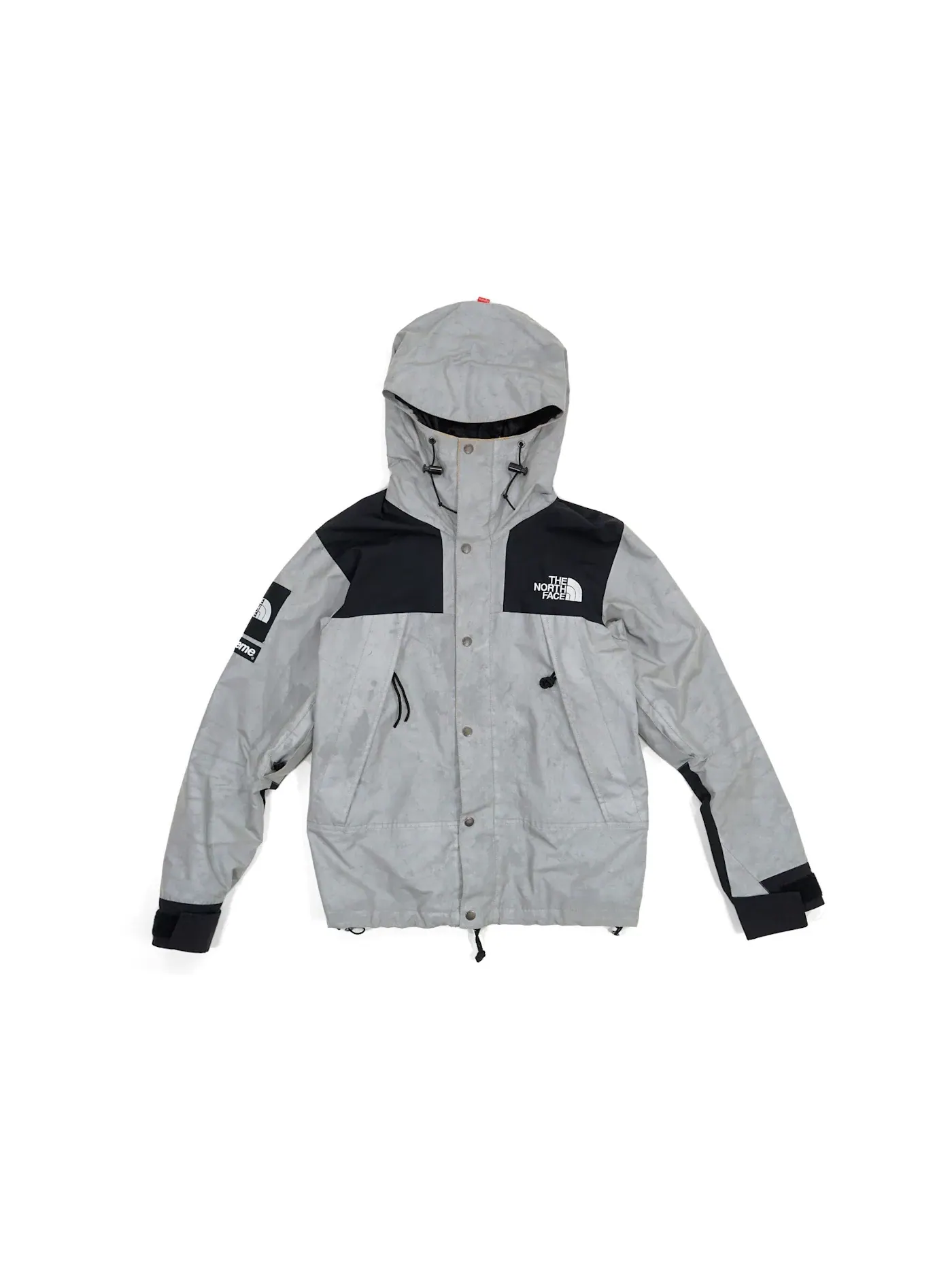 Мужская куртка с принтом The North Face 3M Reflective Mountain Supreme — изображение 1 из 2, черный