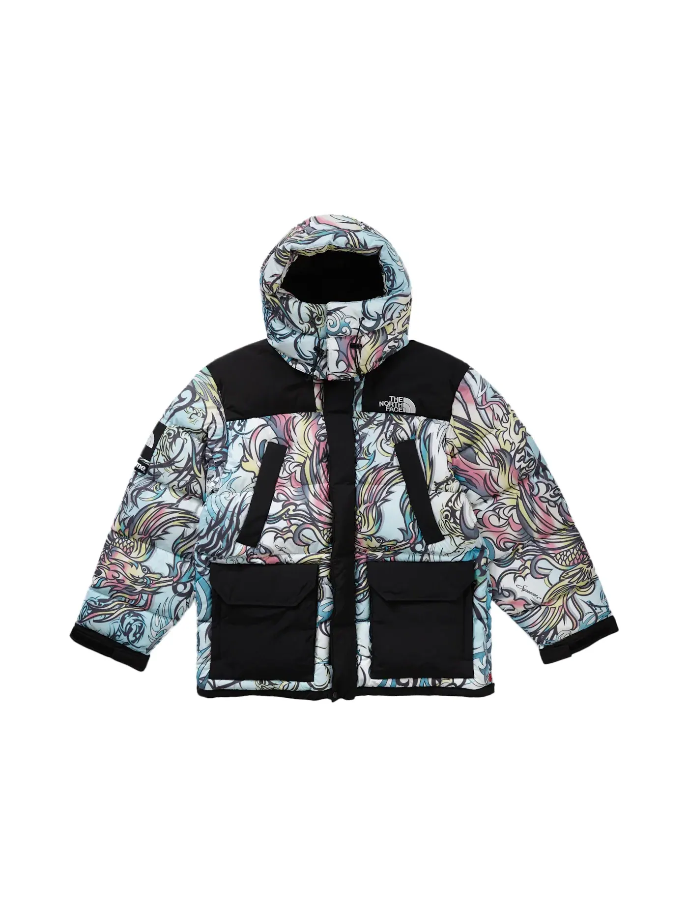 Мужская парка с принтом Parka Supreme — изображение 1 из 3, мульти