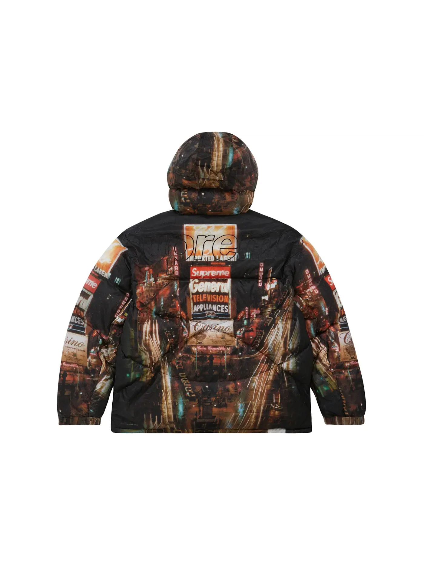 Мужской пуловер с капюшоном с принтом Supreme The North Face, Times Square — изображение 3 из 3