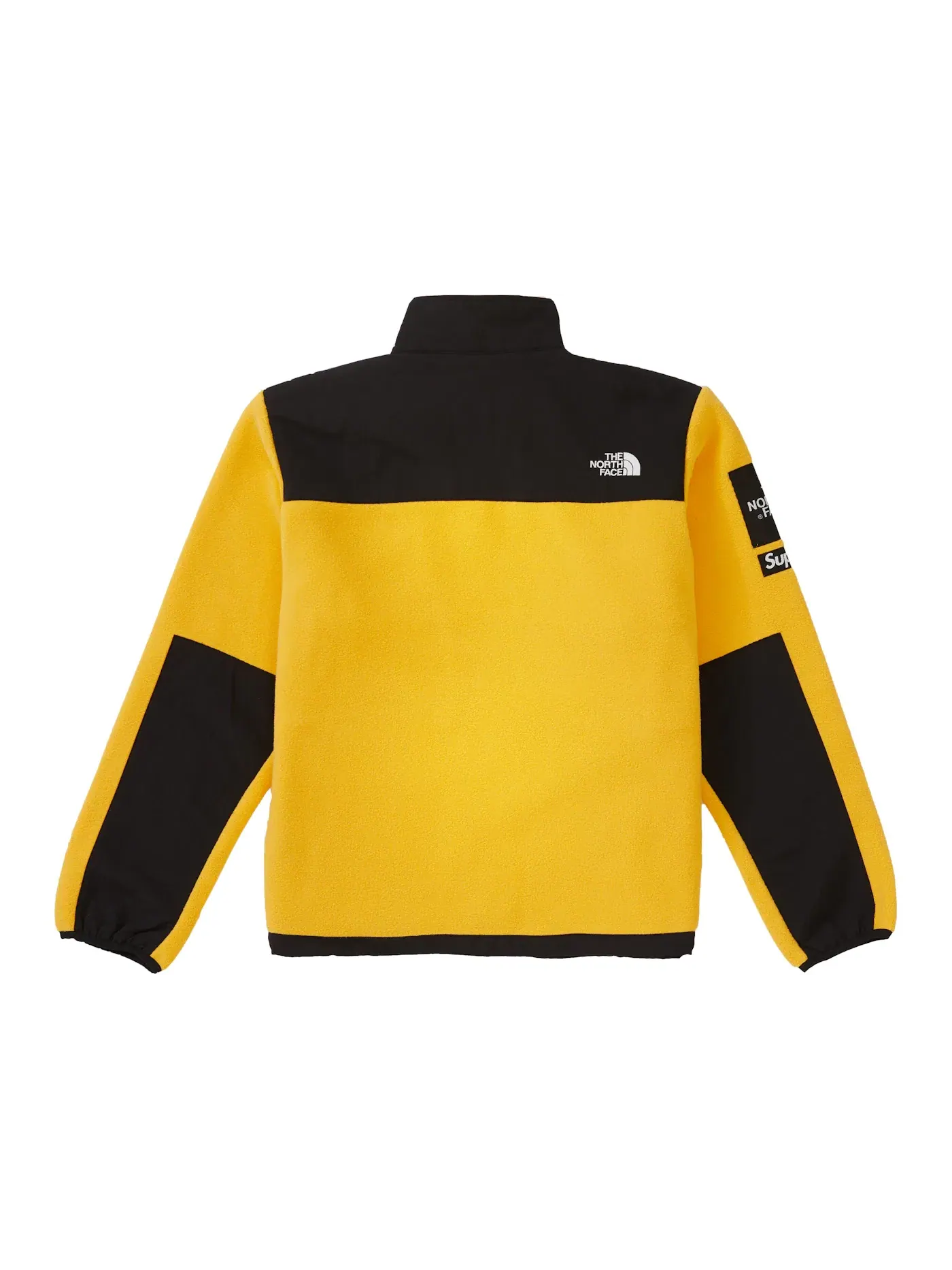Мужская флисовая куртка с цветоблокировкой Arc Logo Supreme The North Face — изображение 2 из 2, желтый