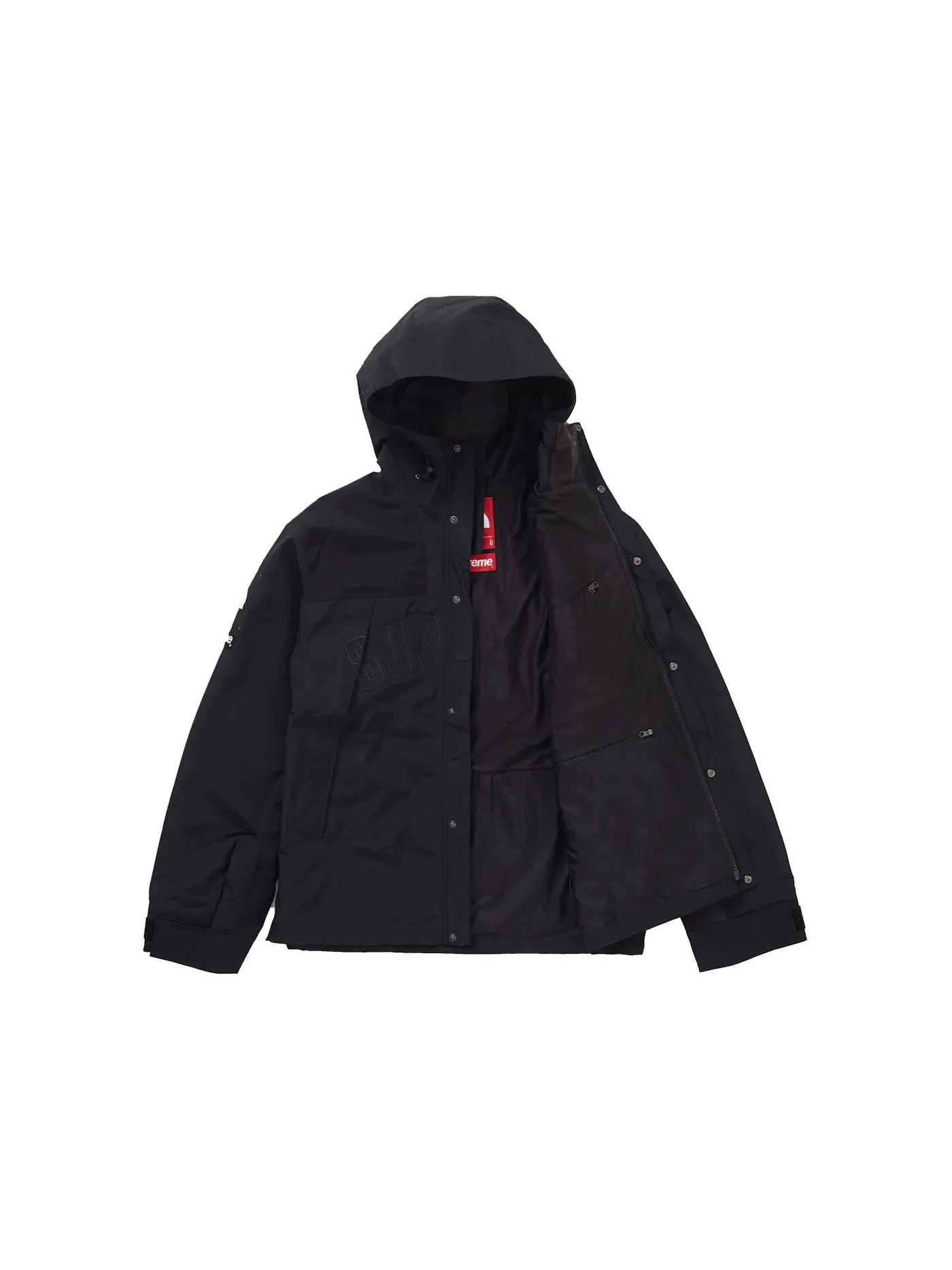 Мужская куртка-парка с принтом Arc Logo Supreme The North Face — изображение 2 из 3, черный