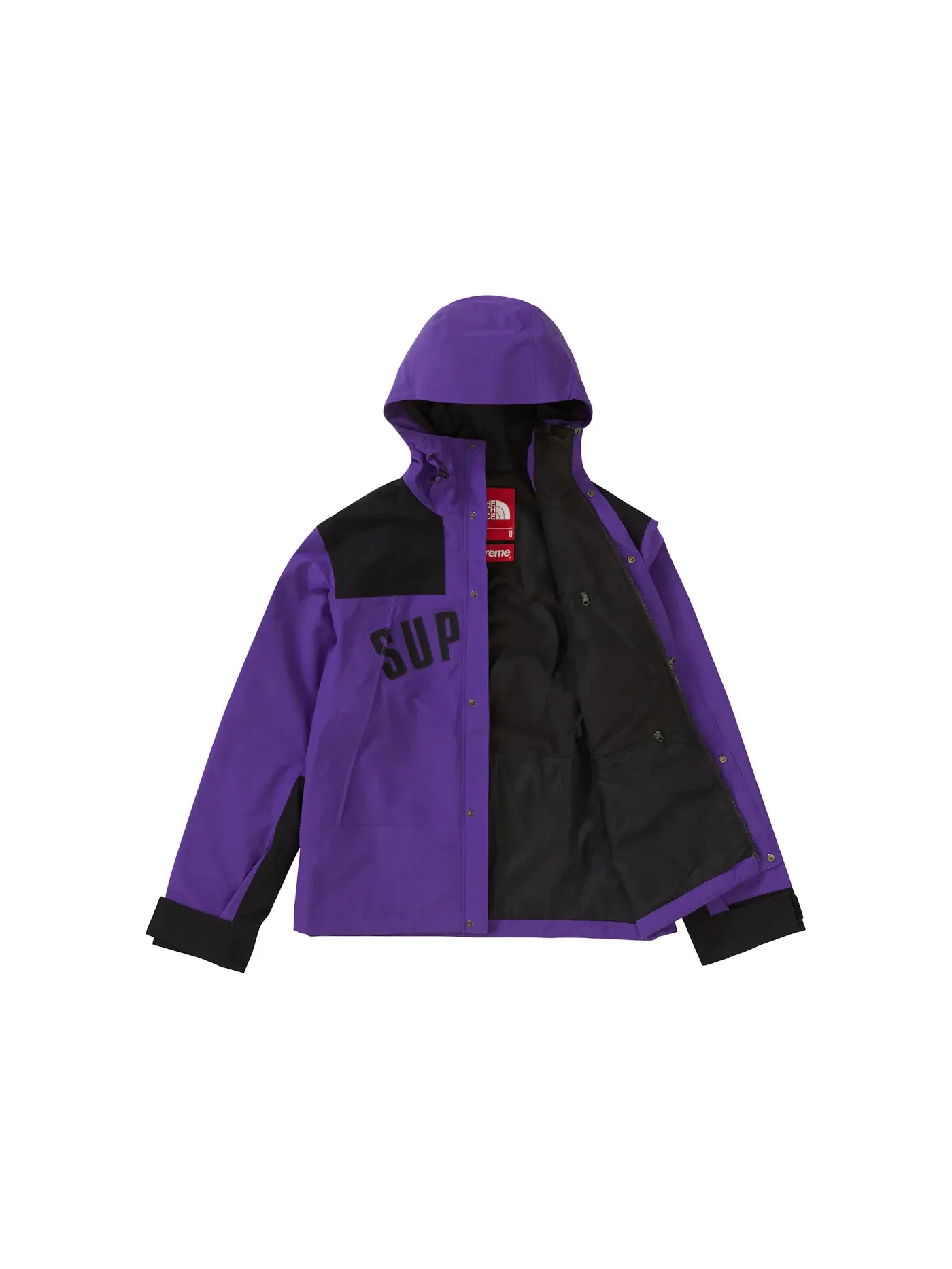 Мужская куртка с принтом Arc Logo Supreme The North Face — изображение 2 из 3, фиолетовый