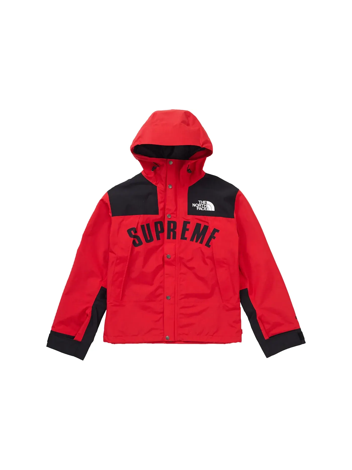 Мужская куртка The North Face Arc Logo Mountain Parka Supreme — изображение 1 из 3, красный