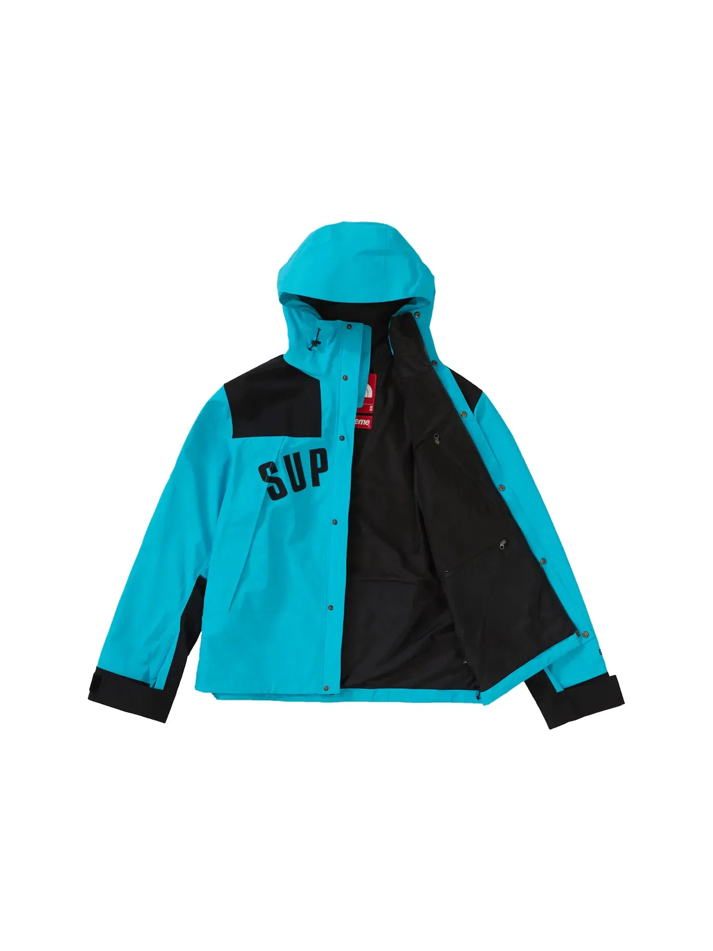 Мужская куртка с принтом Arc Logo Supreme The North Face — изображение 2 из 3, бирюзовый