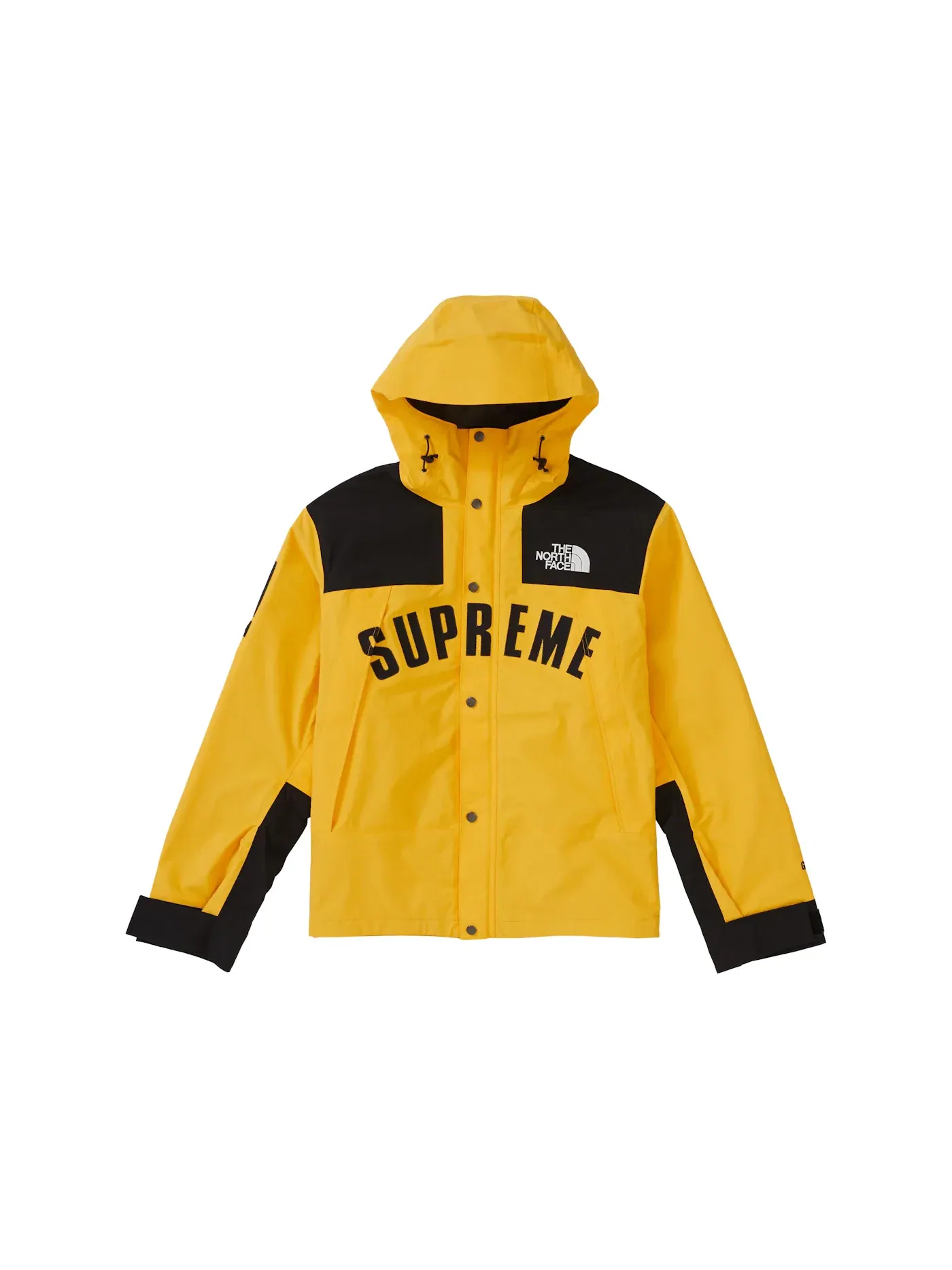 Мужская куртка-парка с принтом Arc Logo Supreme The North Face — изображение 1 из 3, желтый