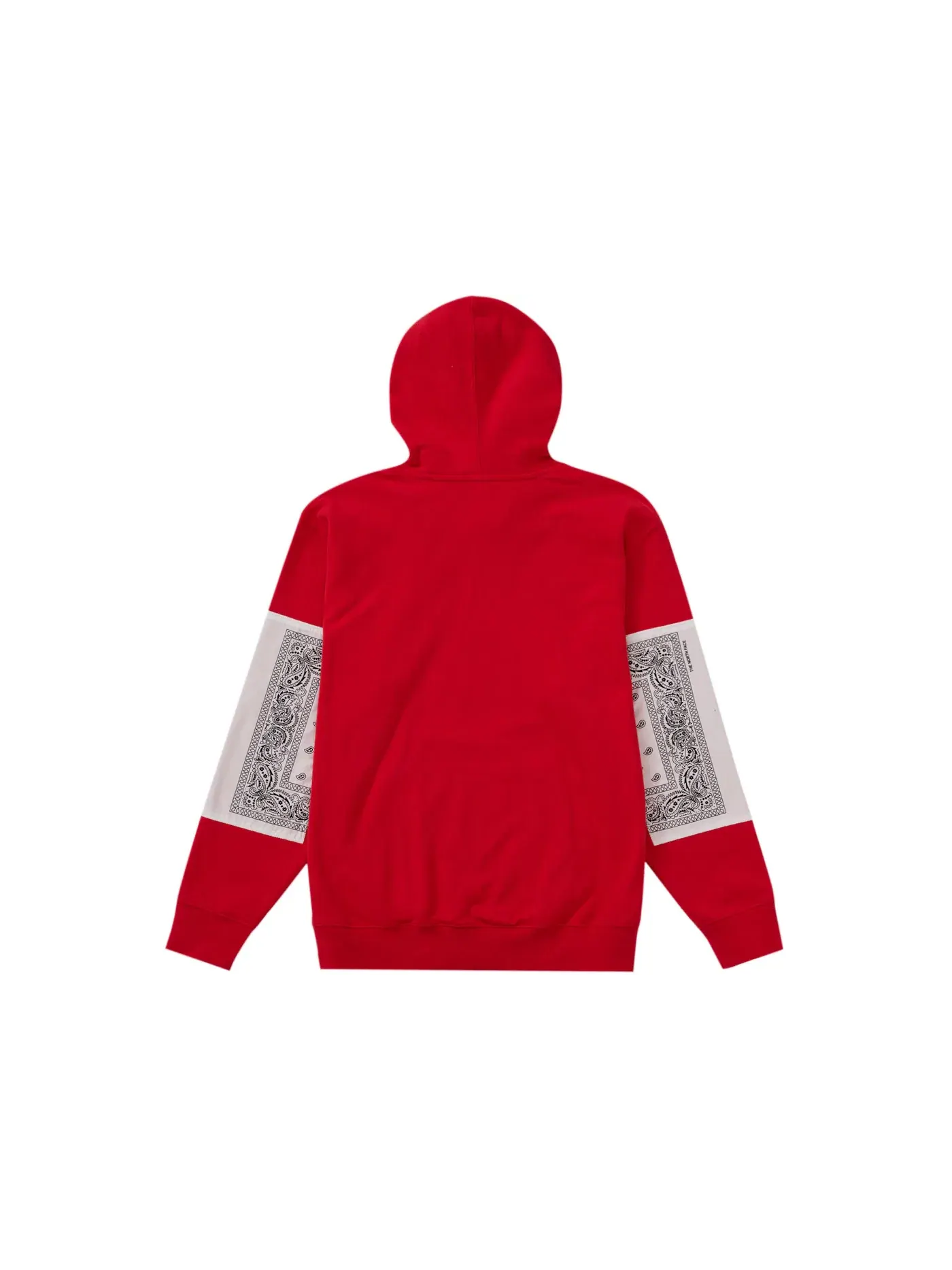 Мужской худи с принтом The North Face Bandana Supreme — изображение 2 из 2, красный