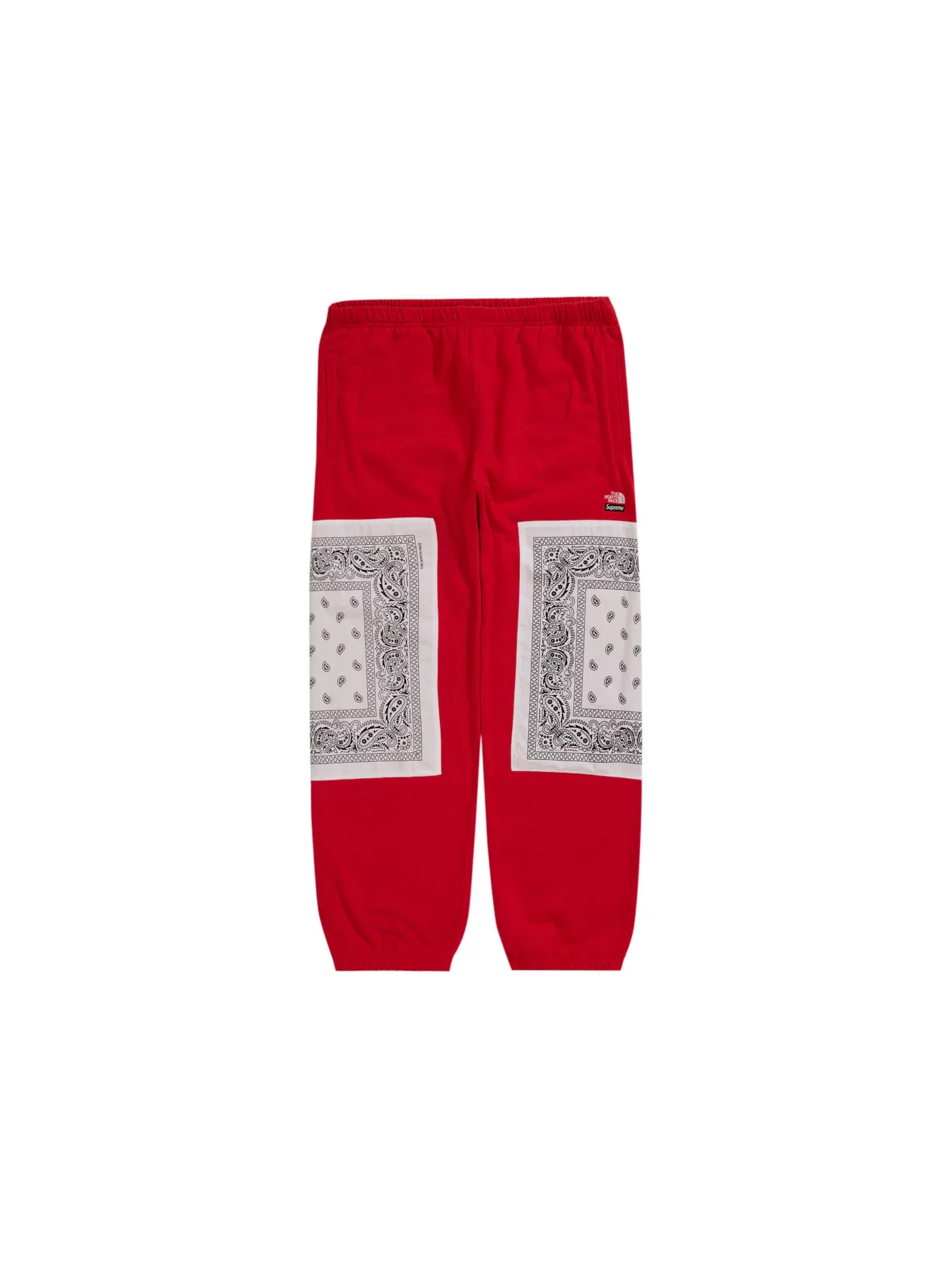 Мужские спортивные штаны с принтом Sweatpant Supreme — изображение 1 из 2, красный