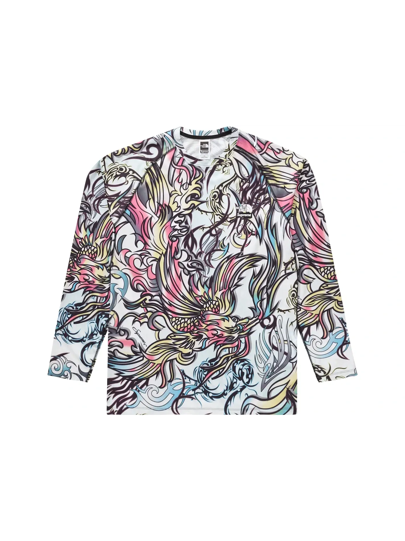 Мужская футболка с длинным рукавом Supreme The North Face Base Layer L/S Top — изображение 1 из 2, мульти