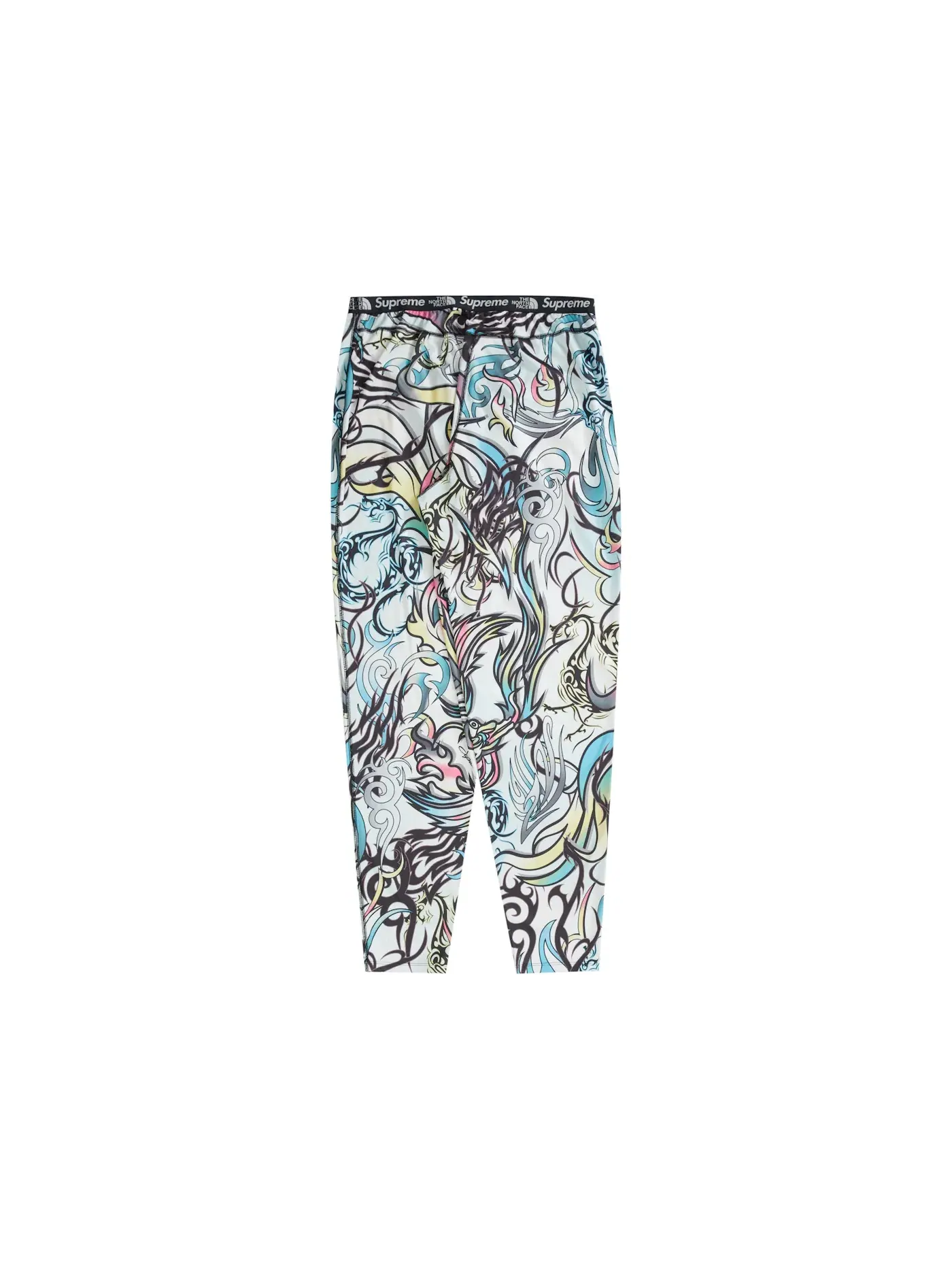 Мужские штаны с принтом Supreme The North Face Base Layer Pant — 2