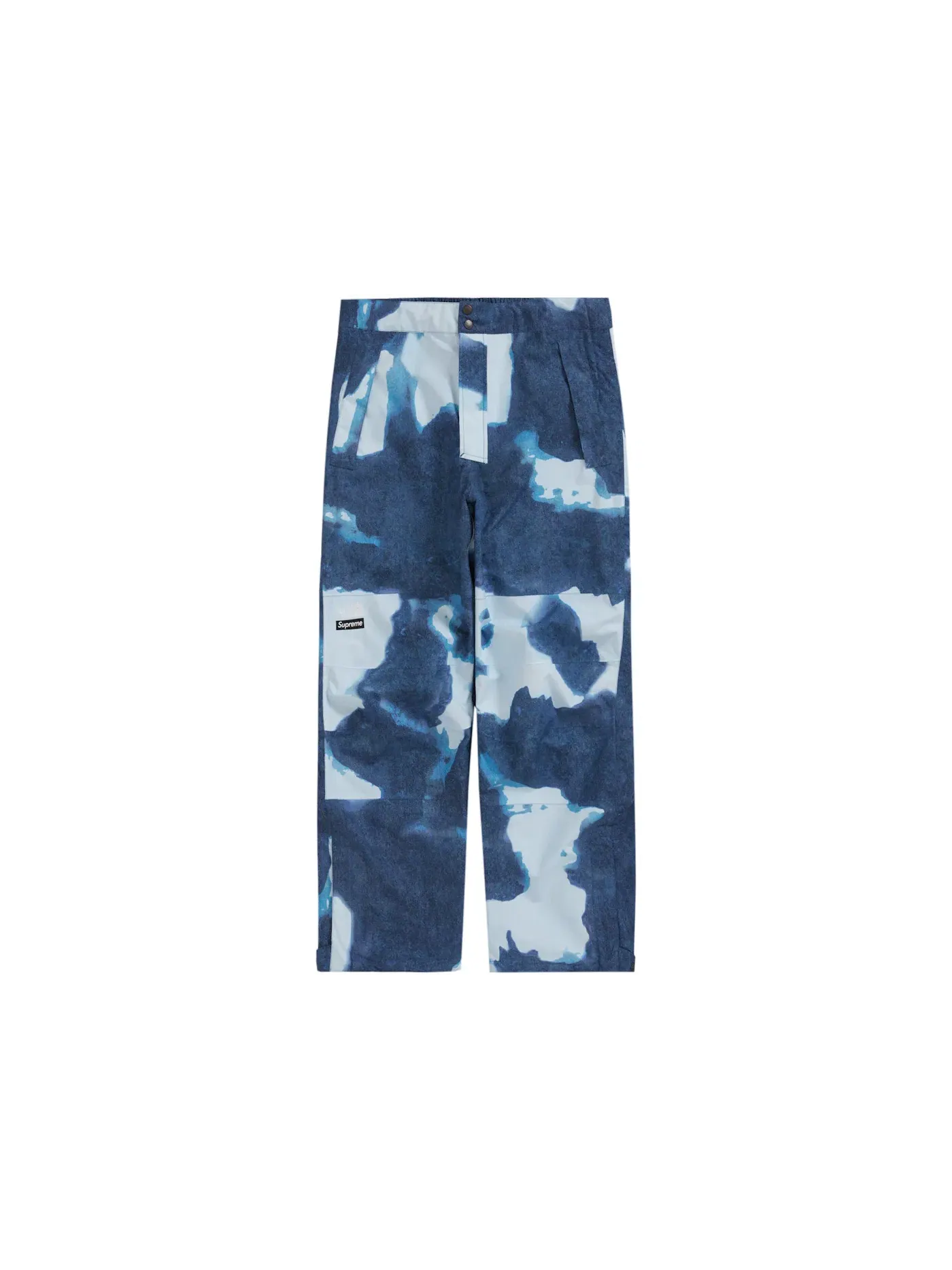 Мужские джинсы с принтом The North Face Bleached Denim Print Supreme — изображение 1 из 2, синий