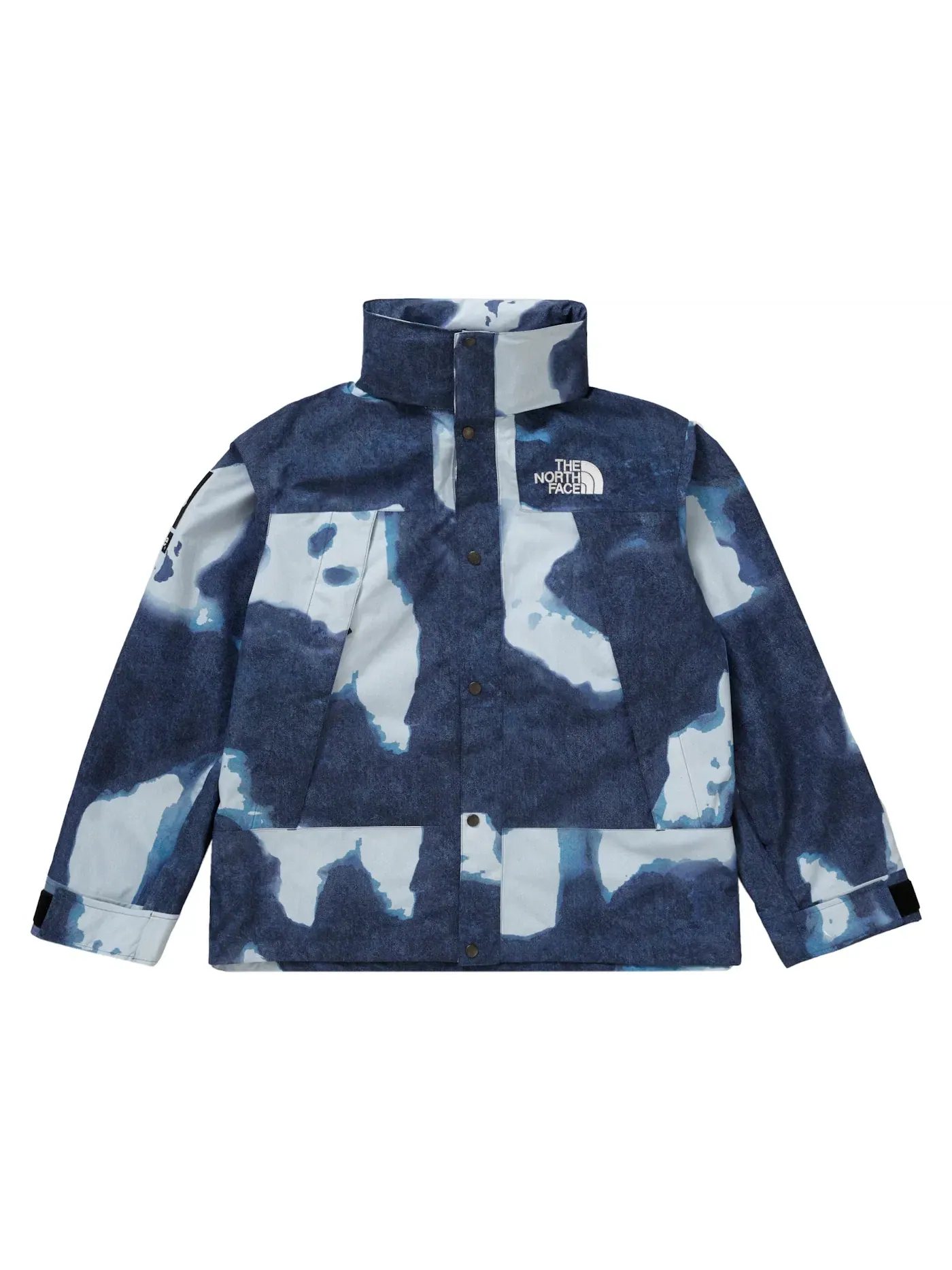 Мужская куртка с принтом Bleached Denim Print Supreme — изображение 1 из 3, синий