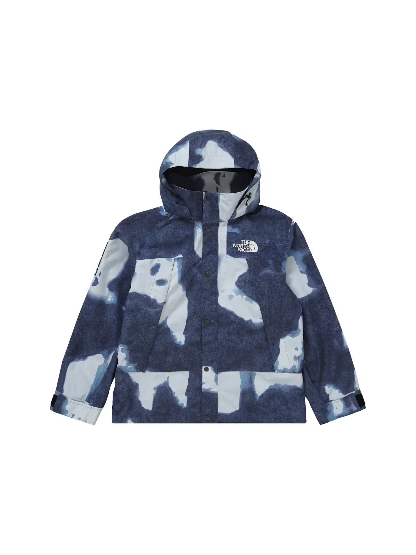 Мужская куртка с принтом Bleached Denim Print Supreme — изображение 2 из 3, синий