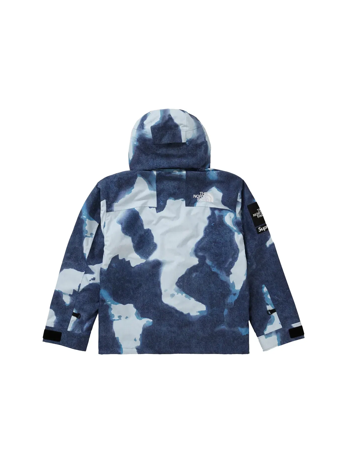 Мужская куртка с принтом Bleached Denim Print Supreme — изображение 3 из 3, синий