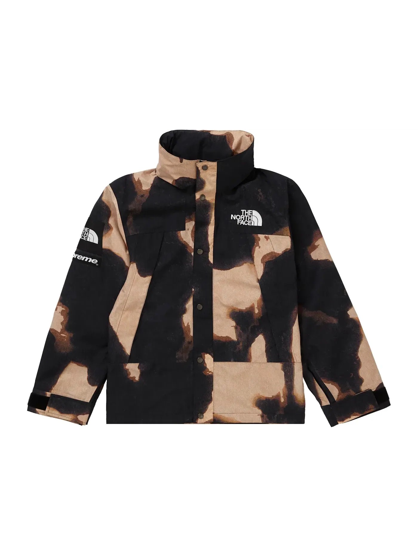 Мужская куртка с принтом Bleached Denim Print Supreme, The North Face — изображение 1 из 3, черный