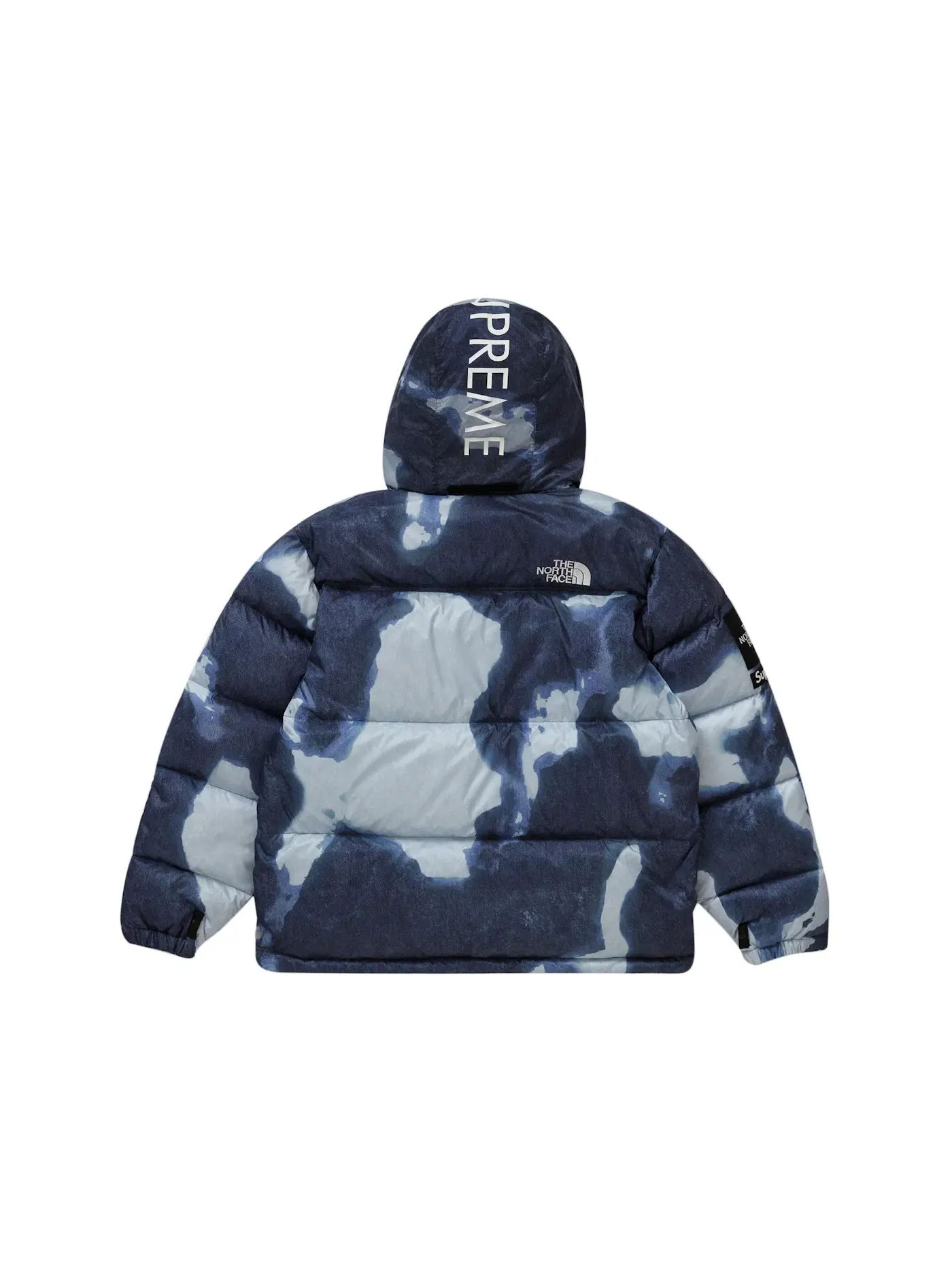 Мужская куртка с принтом Bleached Denim Print Supreme The North Face — изображение 3 из 3, синий