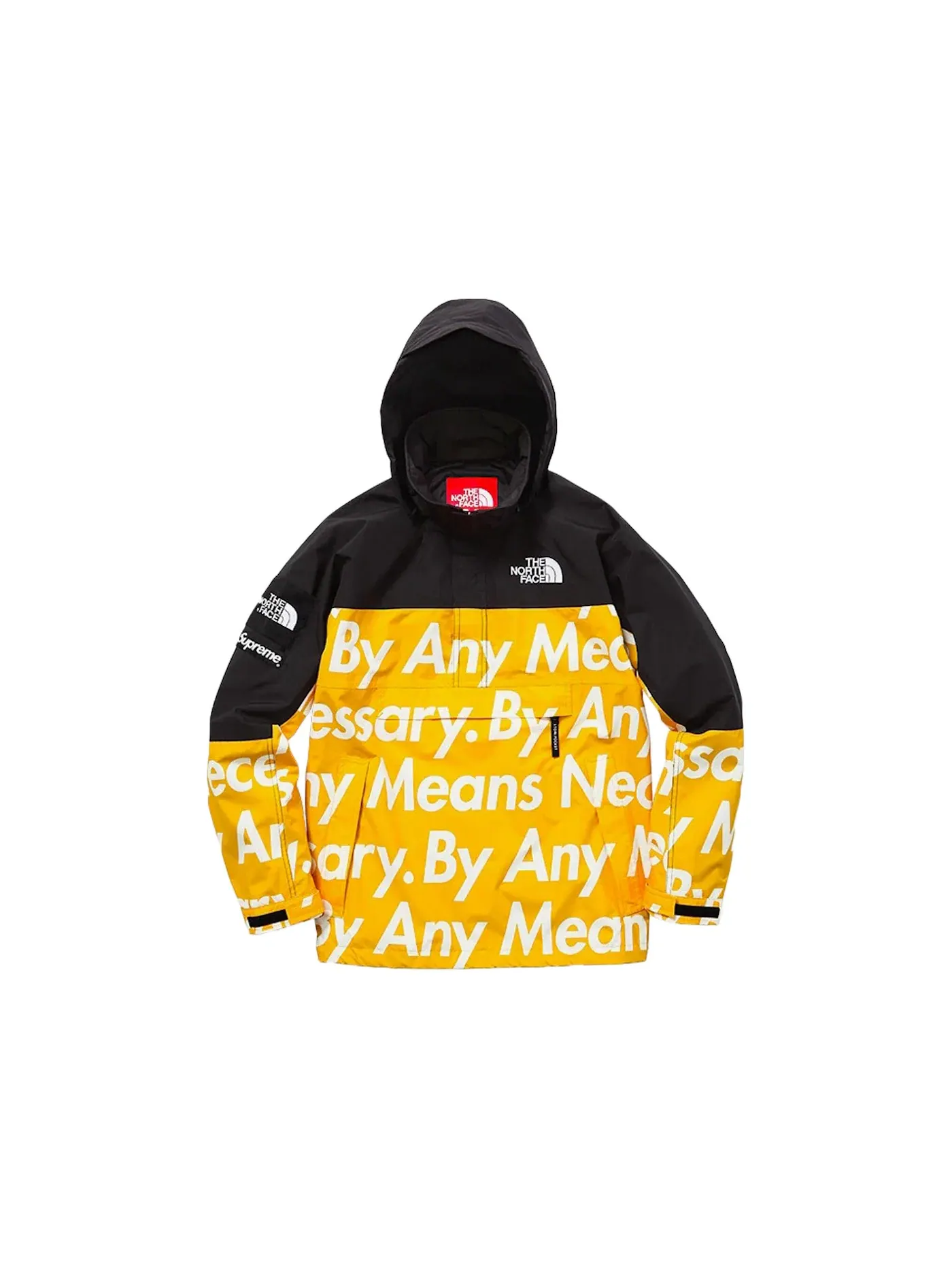 Мужская куртка с принтом The North Face By Any Means Supreme — изображение 1 из 1, желтый
