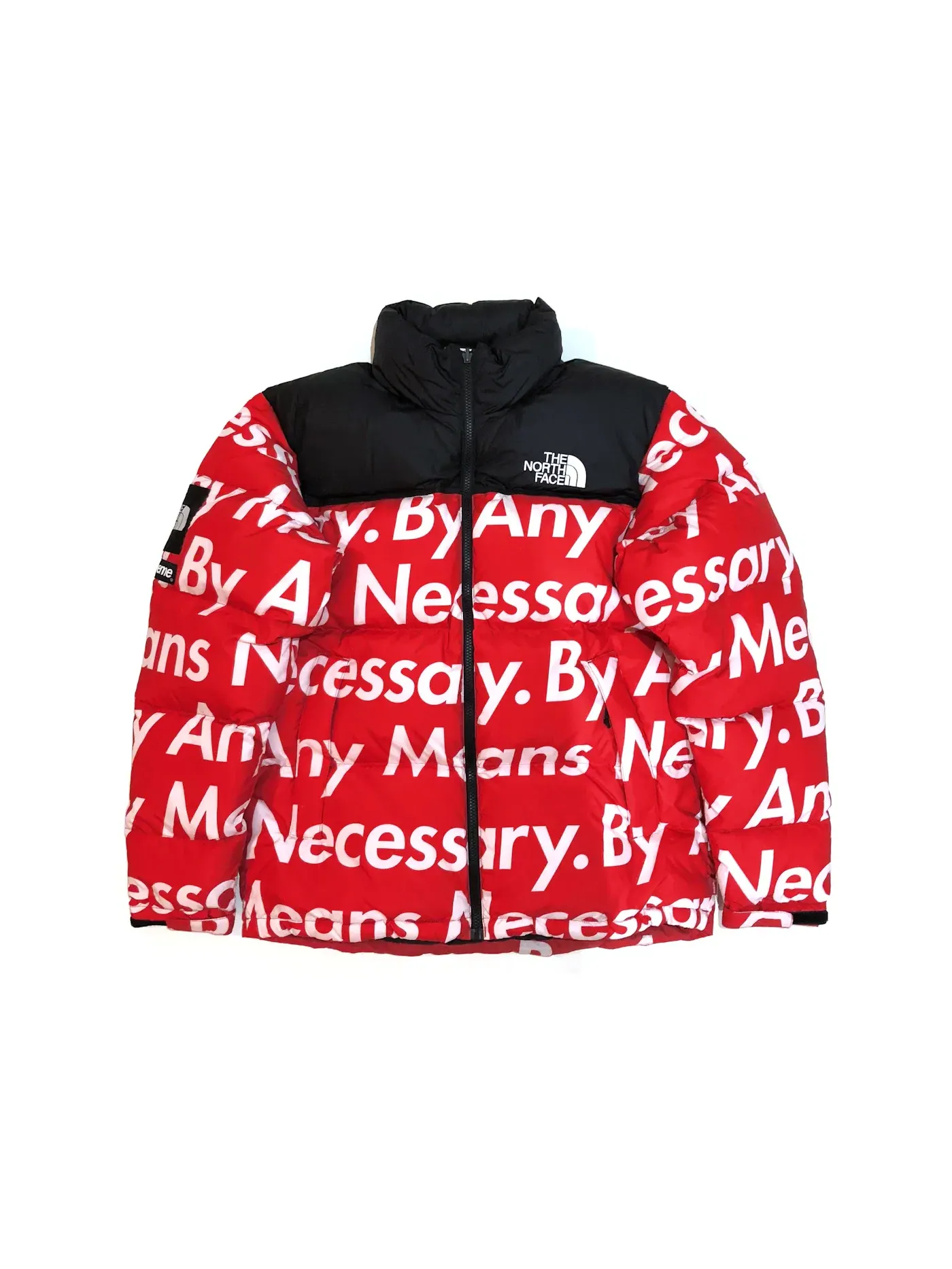 Мужская куртка с принтом By Any Means Supreme, The North Face — изображение 1 из 1, красный