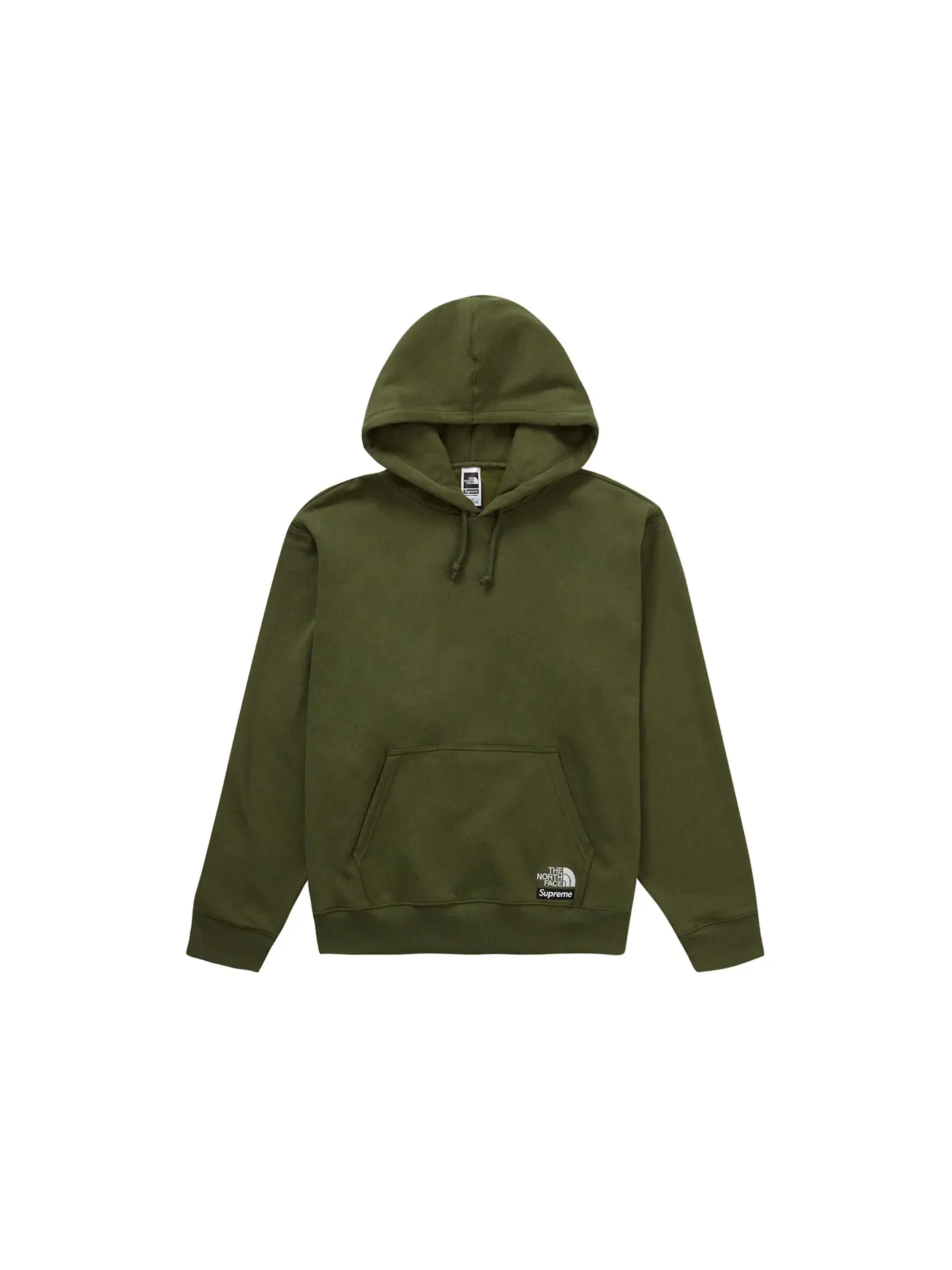 Мужская худи-трансформер с капюшоном Supreme The North Face Convertible Hooded Sweatshirt — изображение 1 из 2, оливковый