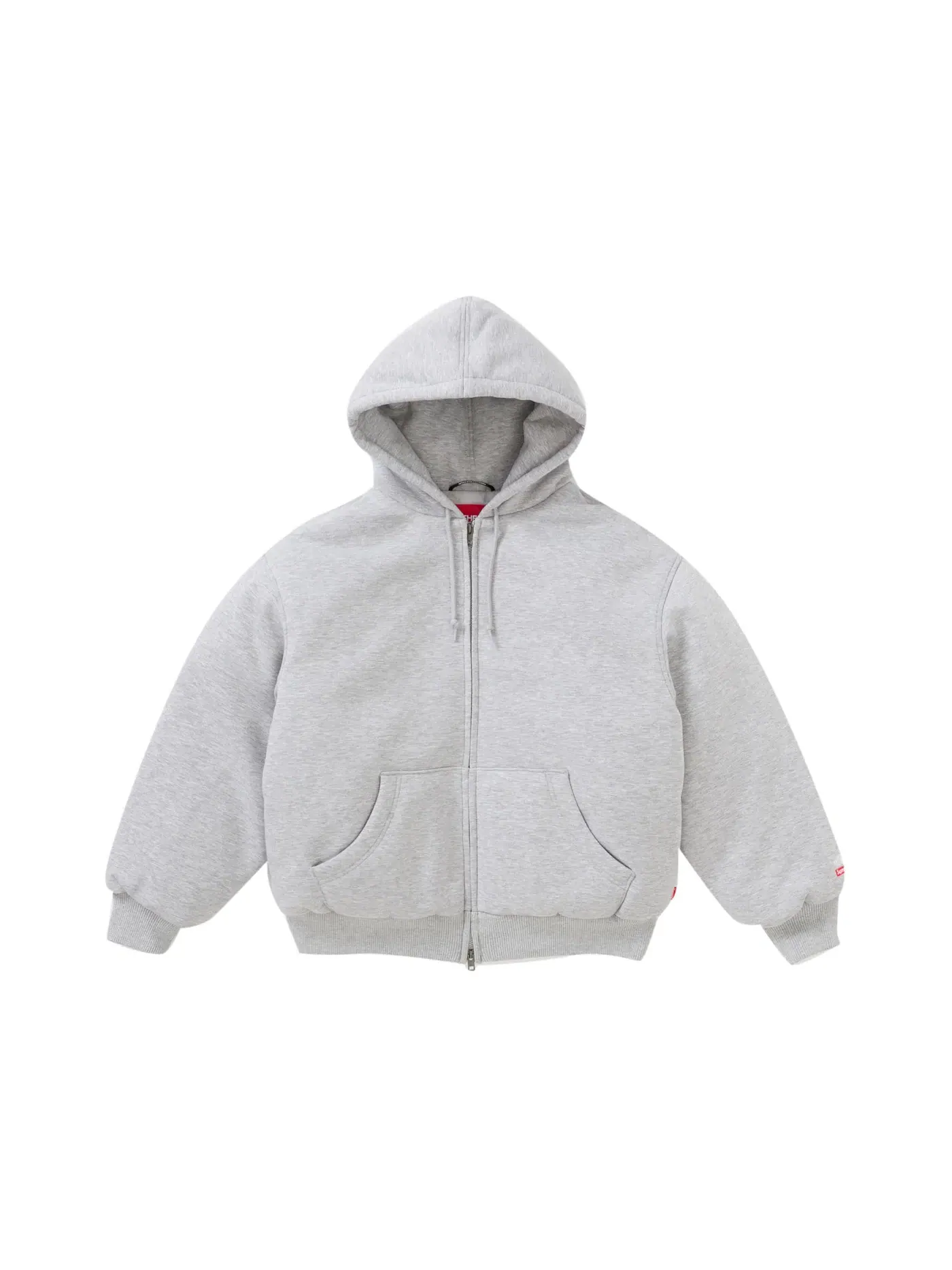 Мужская худи с капюшоном на пуховом наполнителе The North Face Supreme — изображение 1 из 3, серый