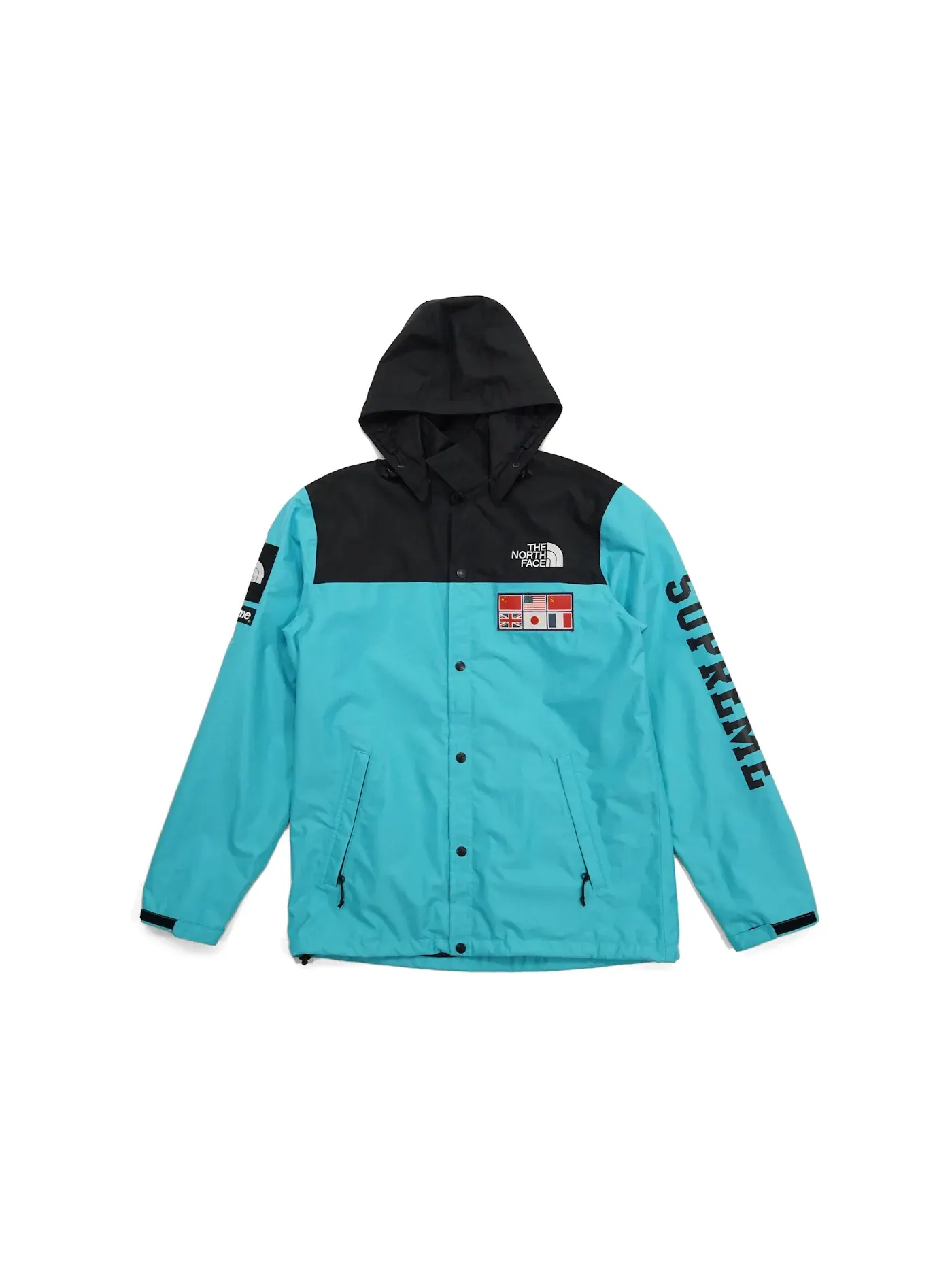 Мужская куртка коллекции Expedition Coaches Supreme The North Face — изображение 1 из 2, бирюзовый