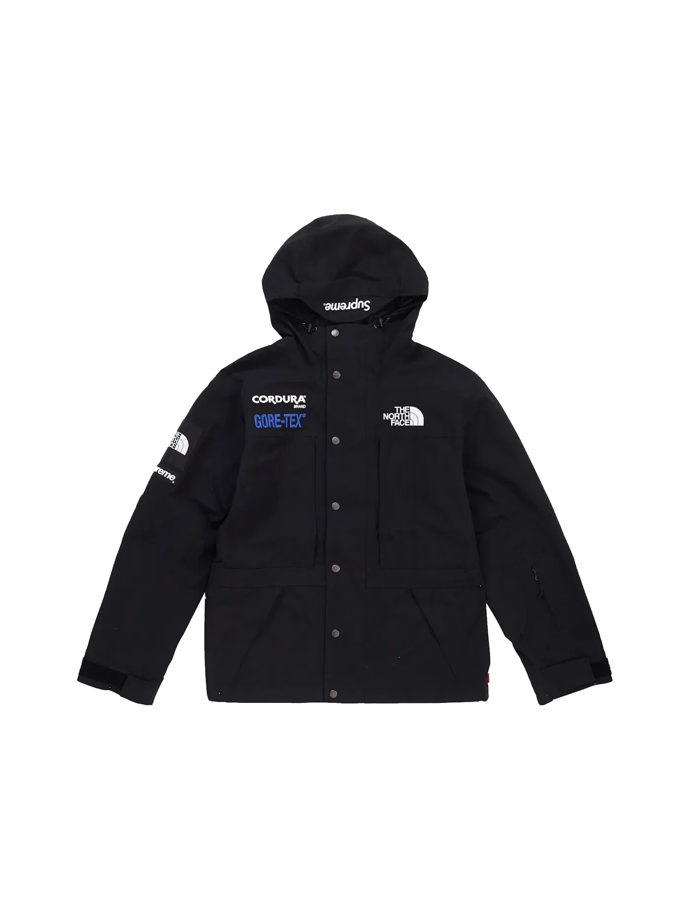 Мужская куртка Expedition с принтом Supreme The North Face Expedition (FW18) — изображение 1 из 2, черный
