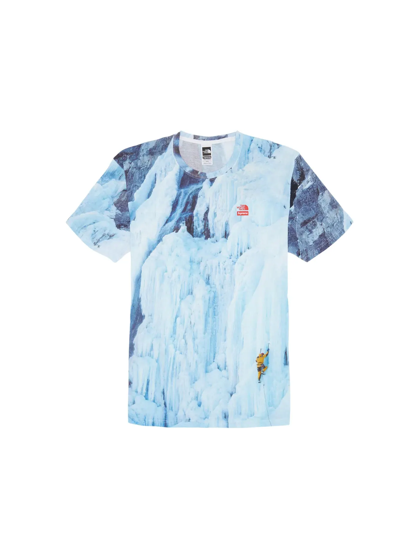 Мужская футболка с принтом The North Face Ice Climb Tee Supreme — изображение 1 из 2, мульти