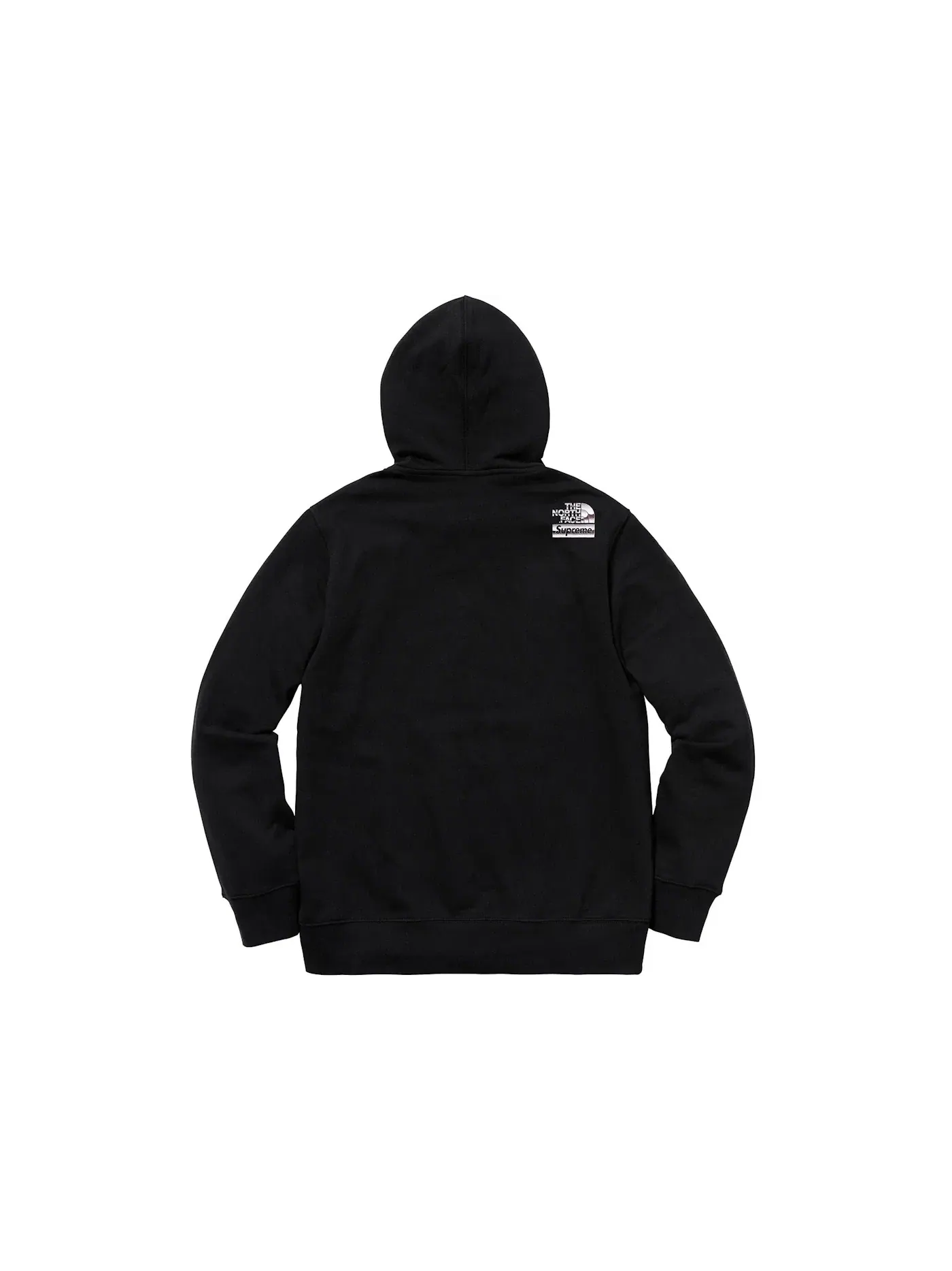 Мужская худи с металлическим логотипом Supreme The North Face — изображение 2 из 2, черный