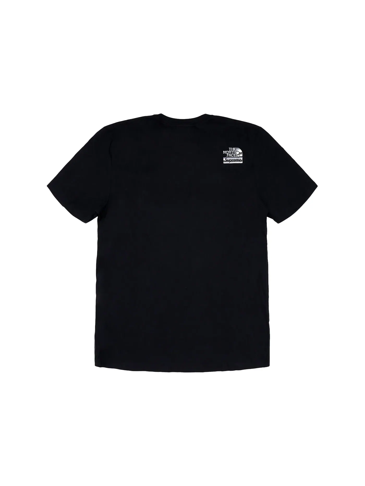 Мужская футболка с металлическим принтом Supreme The North Face Metallic Logo — изображение 2 из 2, черный