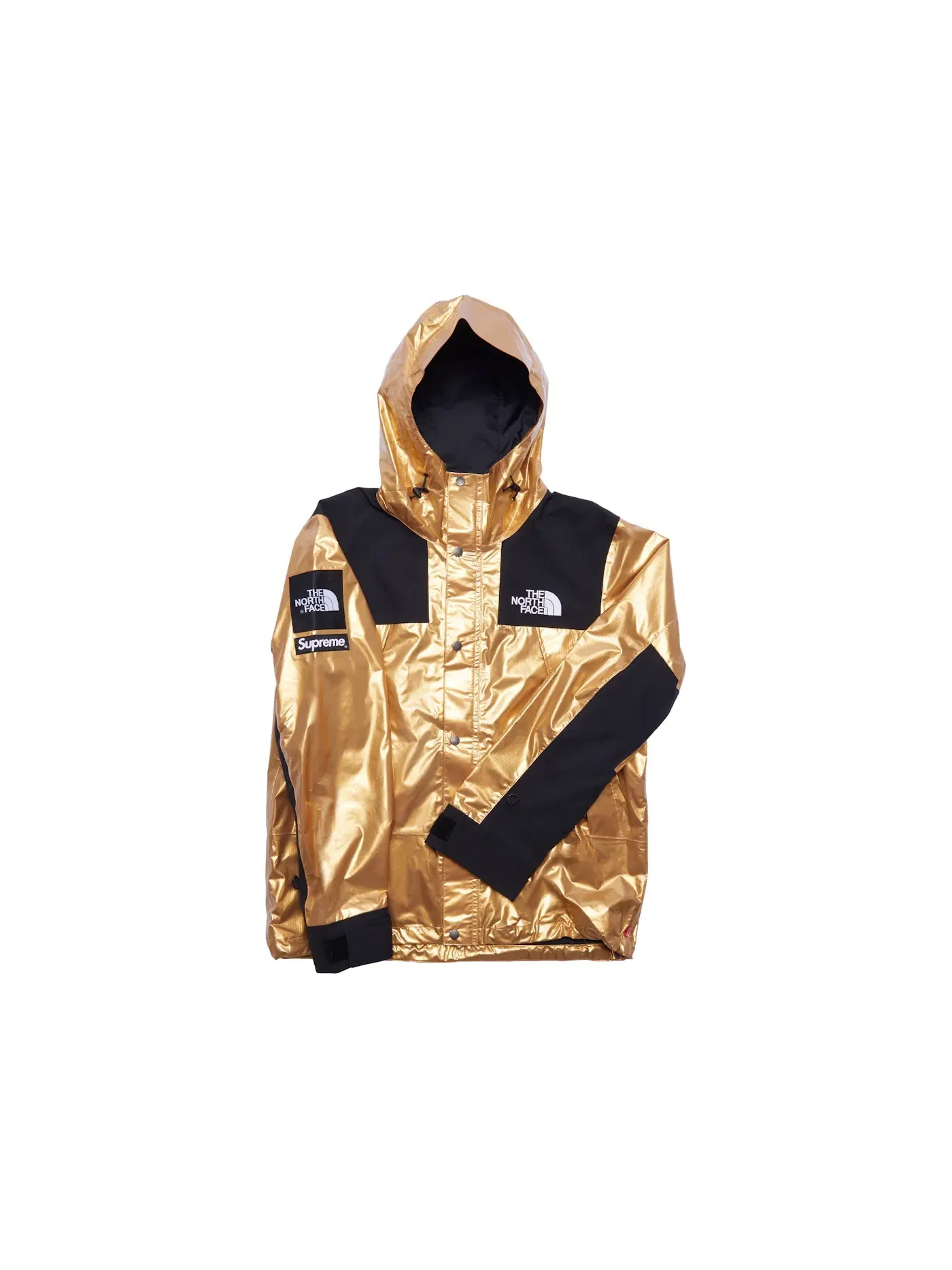 Мужская куртка-парка с принтом Metallic Mountain Supreme, The North Face — изображение 1 из 2, золото