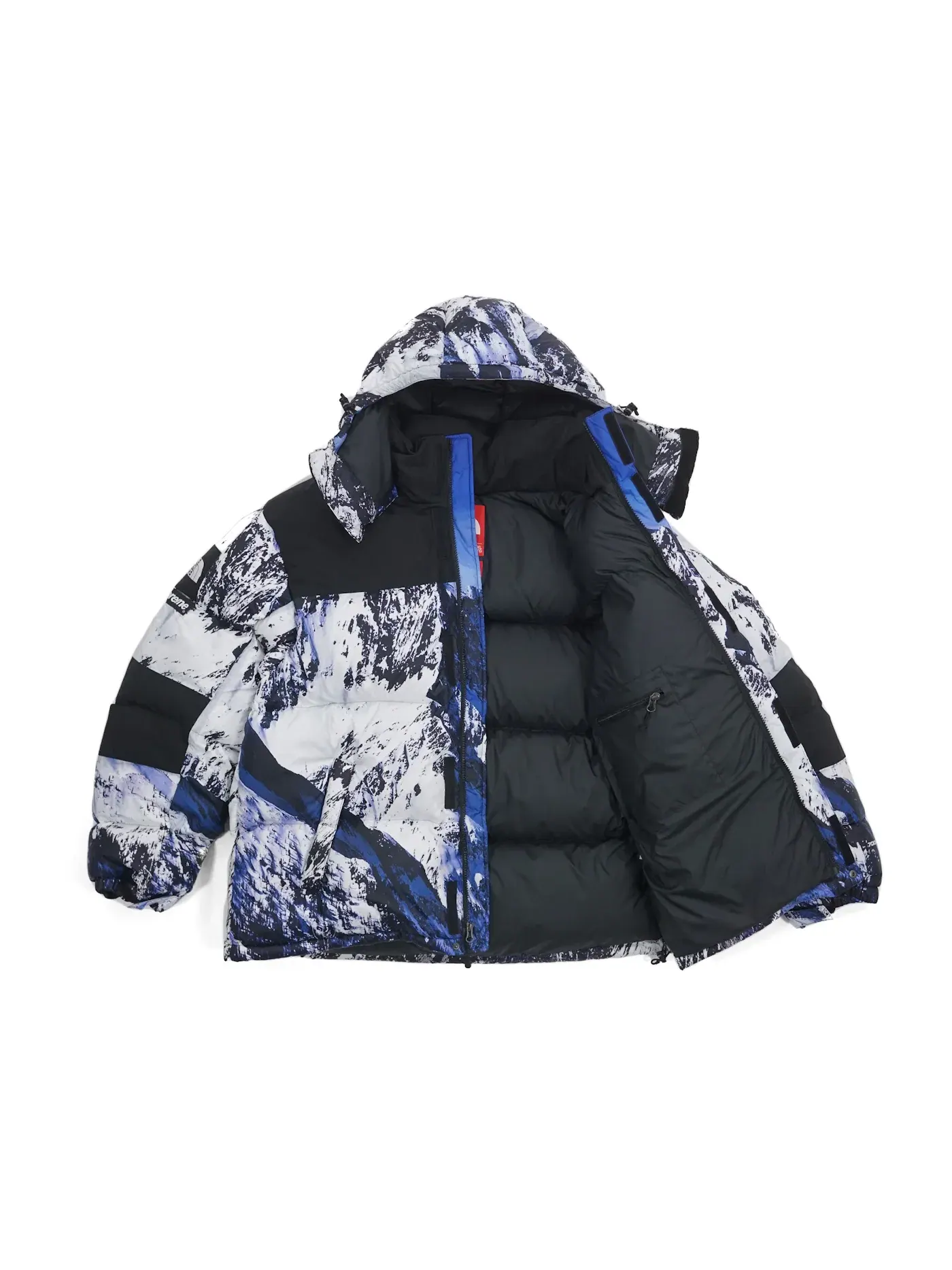 Мужская куртка с принтом Mountain Baltoro Supreme — изображение 2 из 4, синий/белый