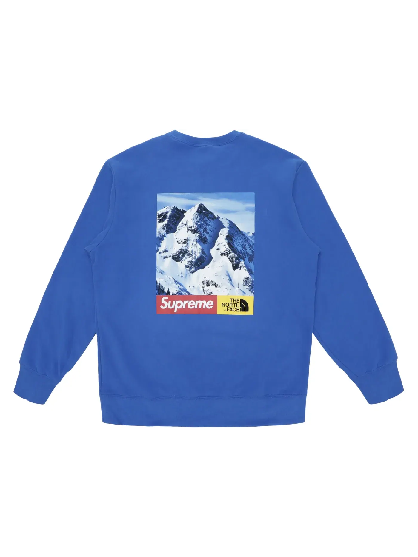 Мужской свитшот с принтом The North Face Mountain Supreme — изображение 2 из 2, королевский